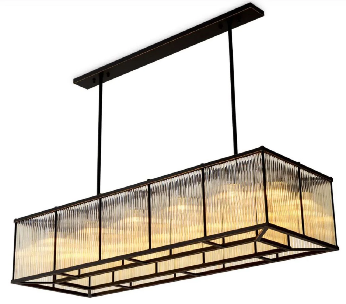 Casa Padrino l¨¢mpara de ara?a de sal¨®n de lujo bronce 140 cm