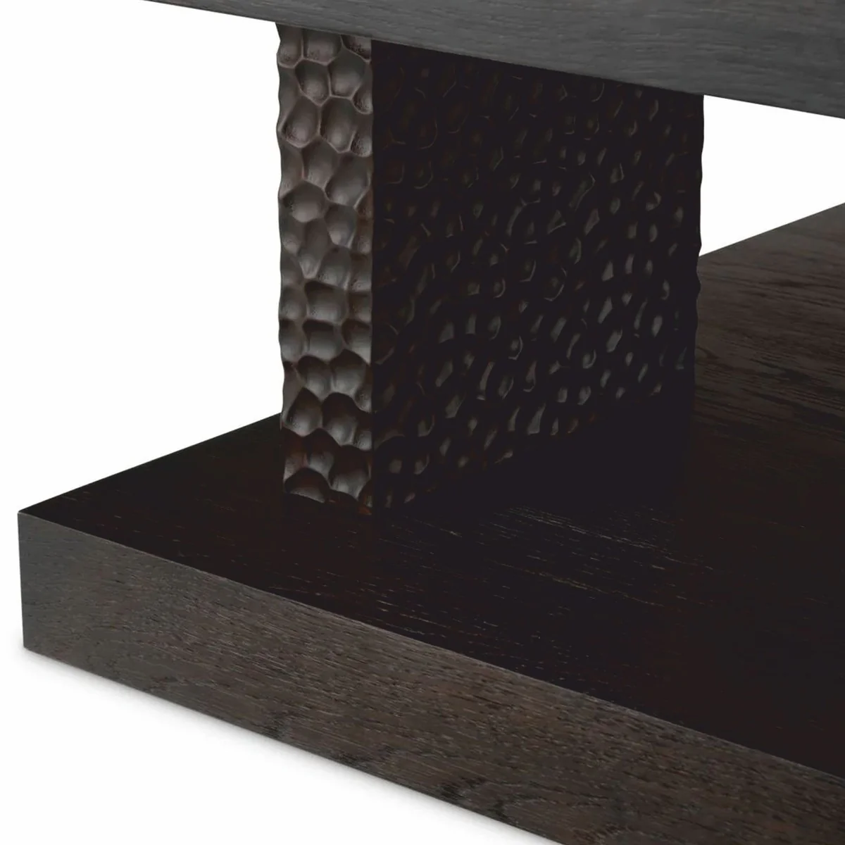 Casa Padrino mesa de centro de lujo negro 100 cm - Muebles para hoteles y salones