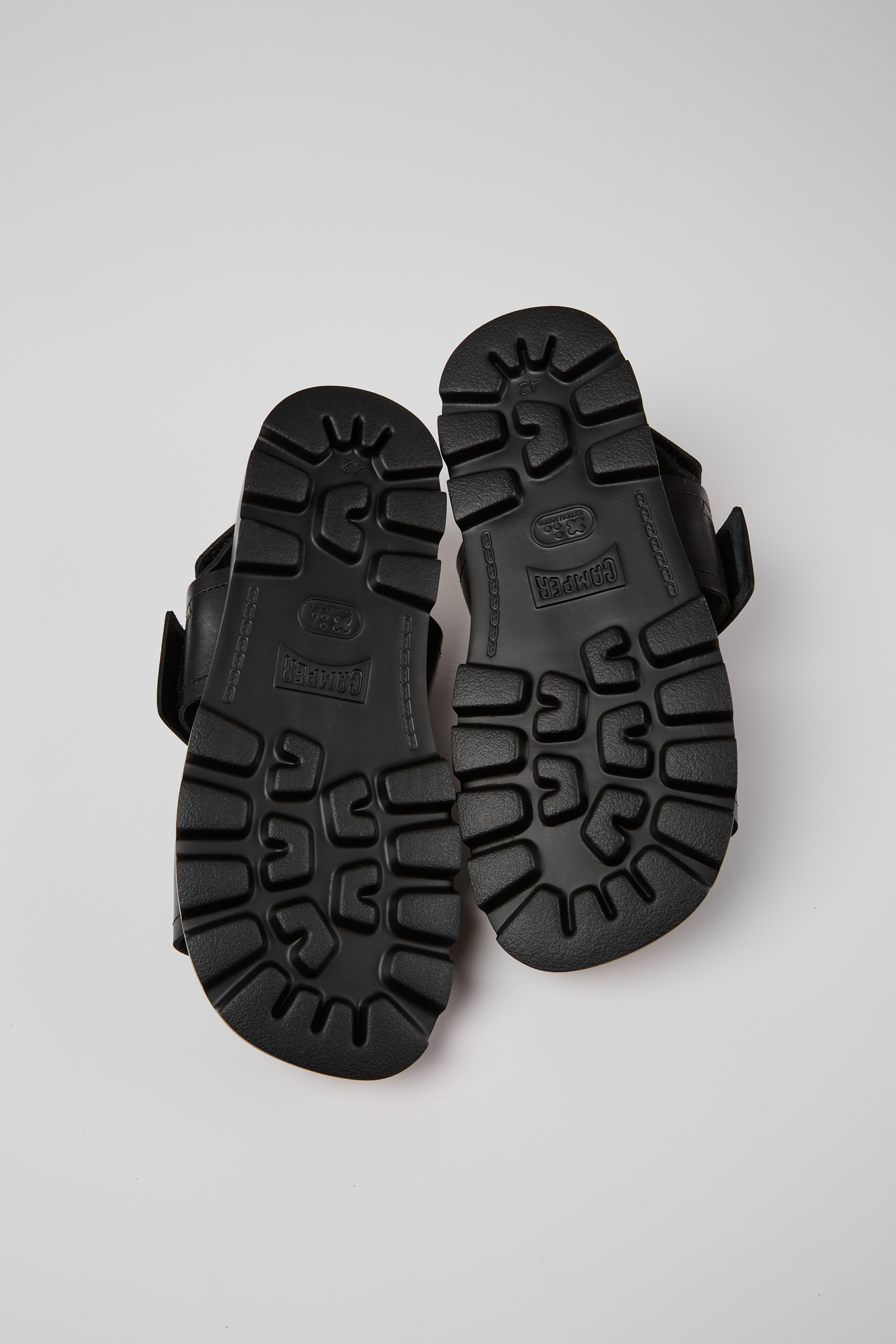 Brutus Sandal - Black leather sandals for men