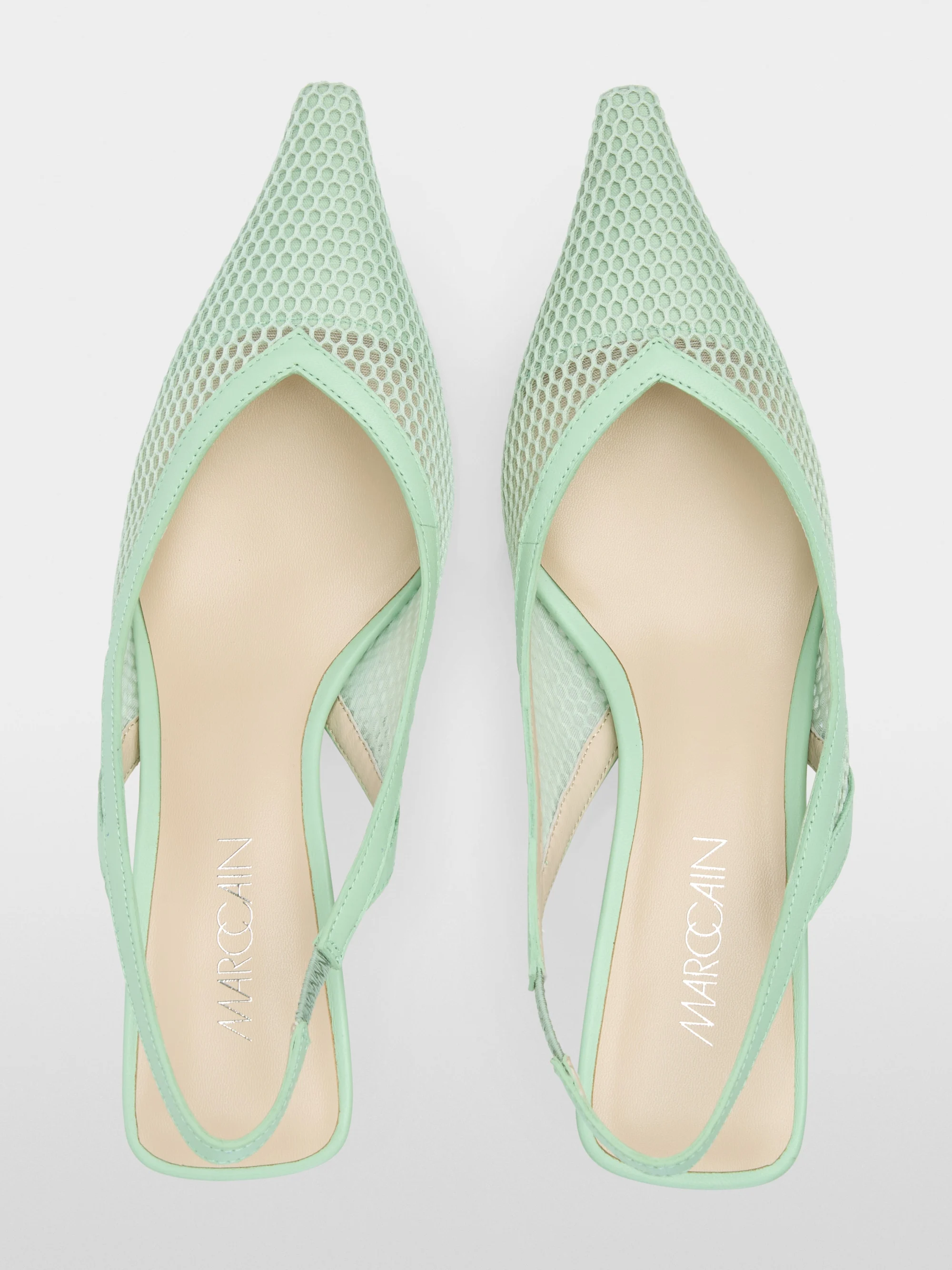 Marc-Cain Mesh slingbacks