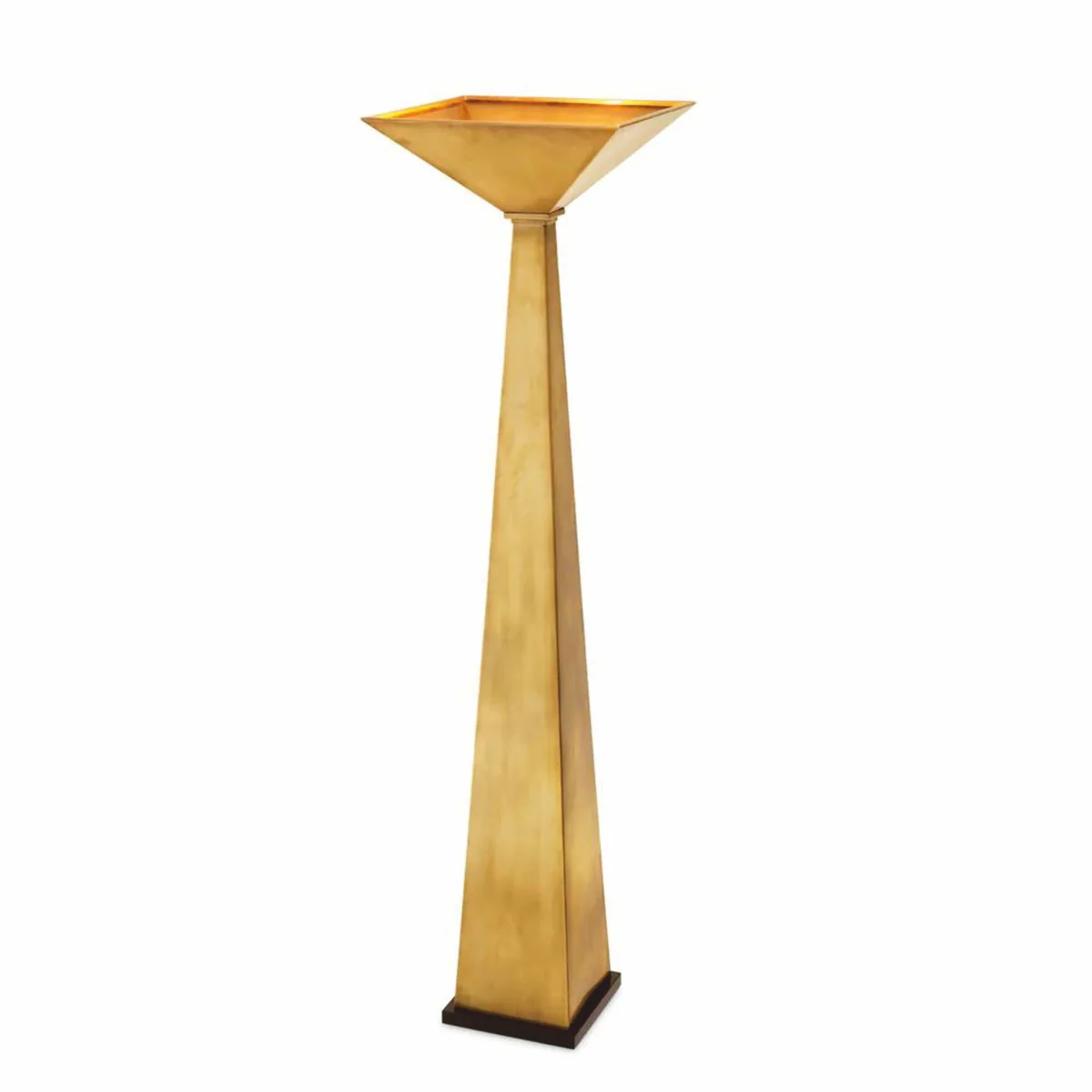 Casa Padrino l¨¢mpara de pie de lujo lat¨®n vintage / negro A. 191 cm - Luces de lujo