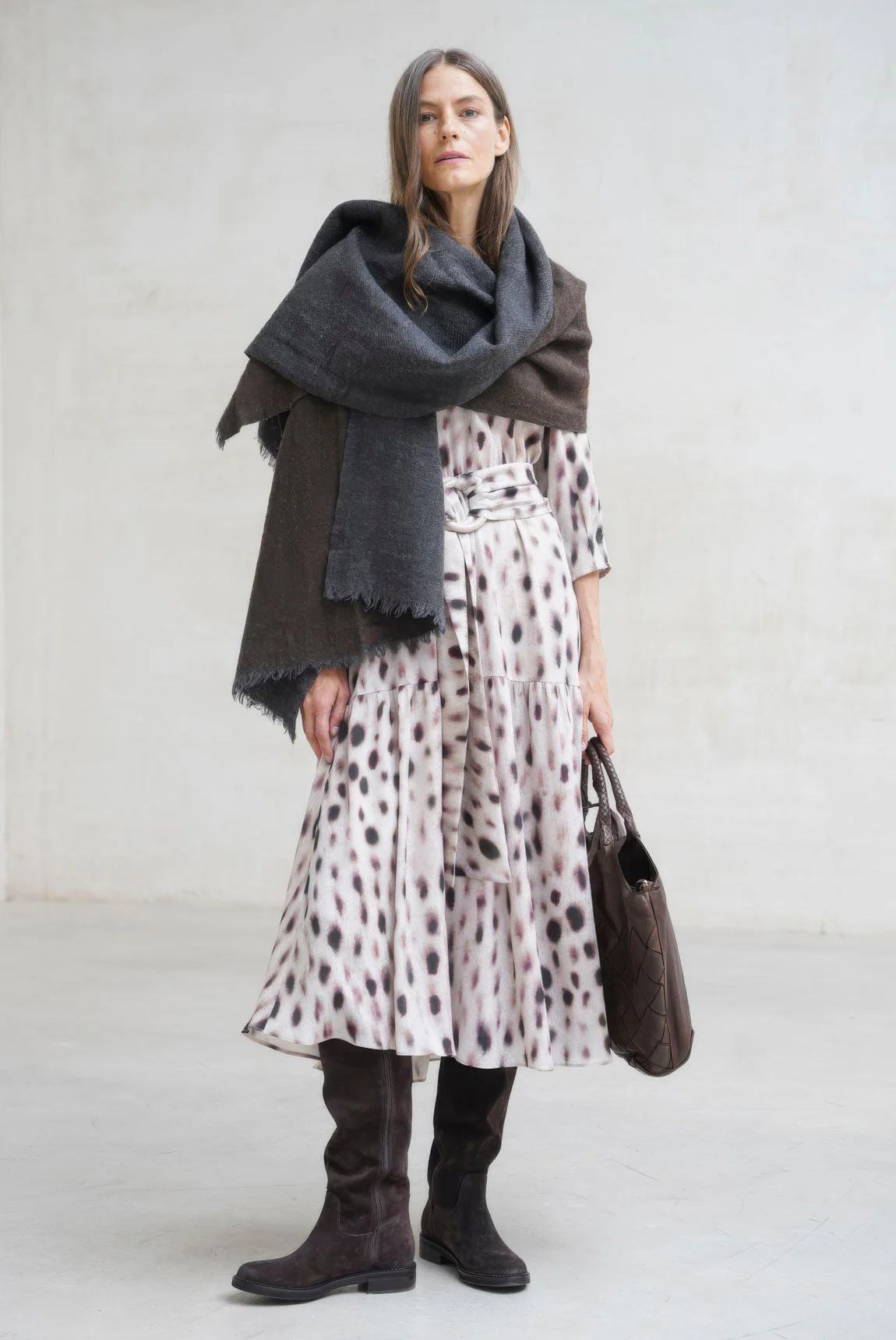 Rivera-spain Vestido Savia estampado