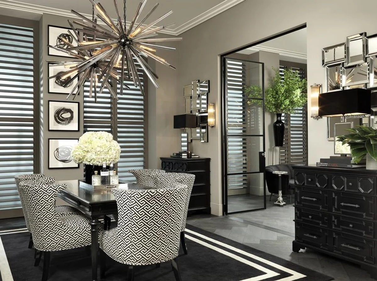 Casa Padrino dise?ador c¨®moda de caoba 107 x 51 x H. 101 cm - calidad de lujo