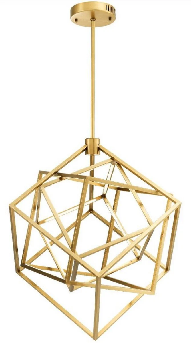 Casa Padrino araña de luces LED de diseño latón antiguo 82 x 78 x A. 82 cm - Araña de Lujo Moderna - Muebles de Lujo