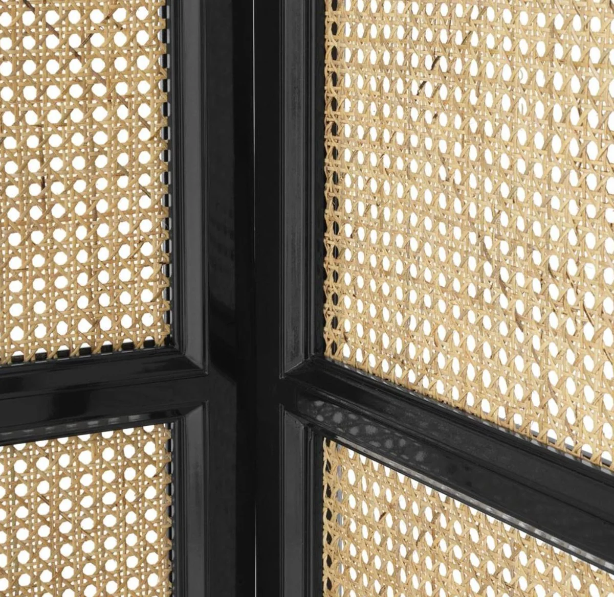 Casa Padrino divisor de la sala de lujo natural / negro 163 x H. 225 cm - Edici¨®n Limitada