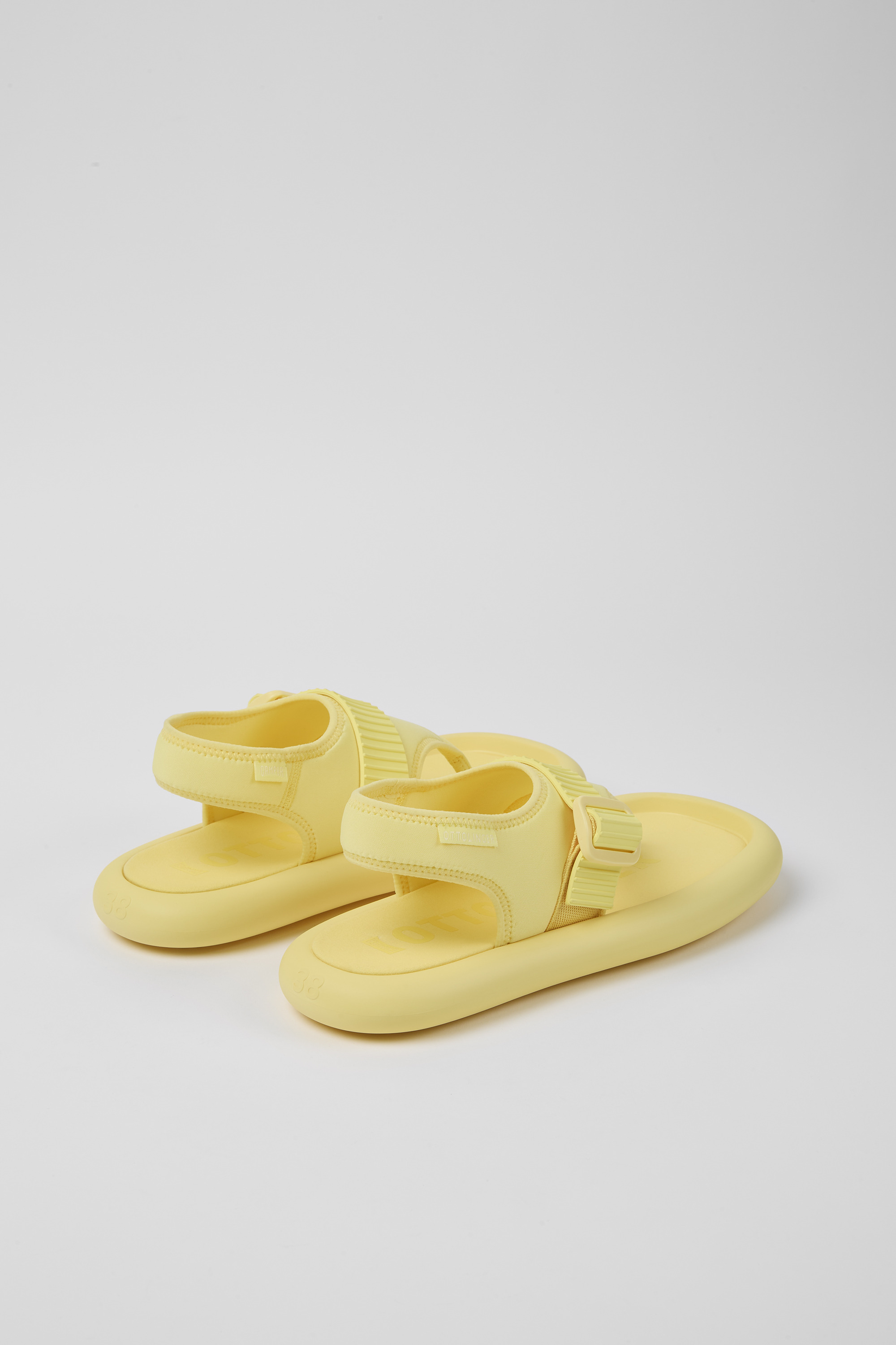 Ottolinger - Yellow sandals for men by Camper x Ottolinger