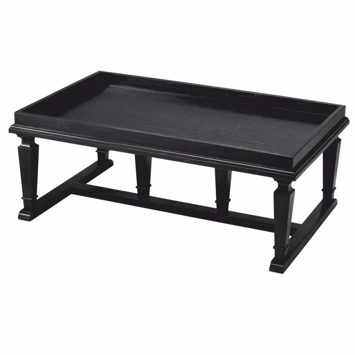 Casa Padrino mesa de centro de lujo negro 130 cm - Muebles para hoteles y salones