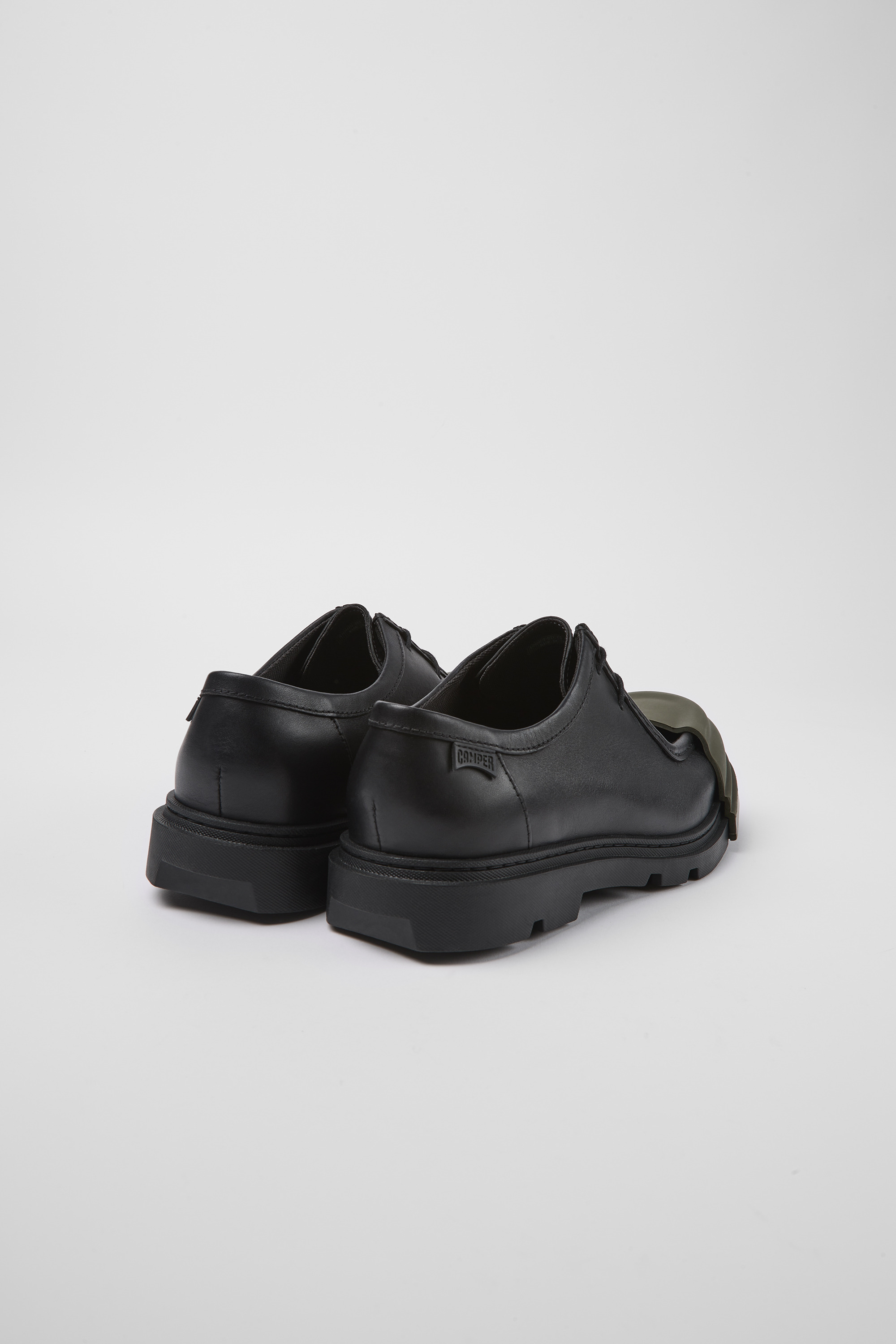 Junction - Black responsibly raised leather shoes for men