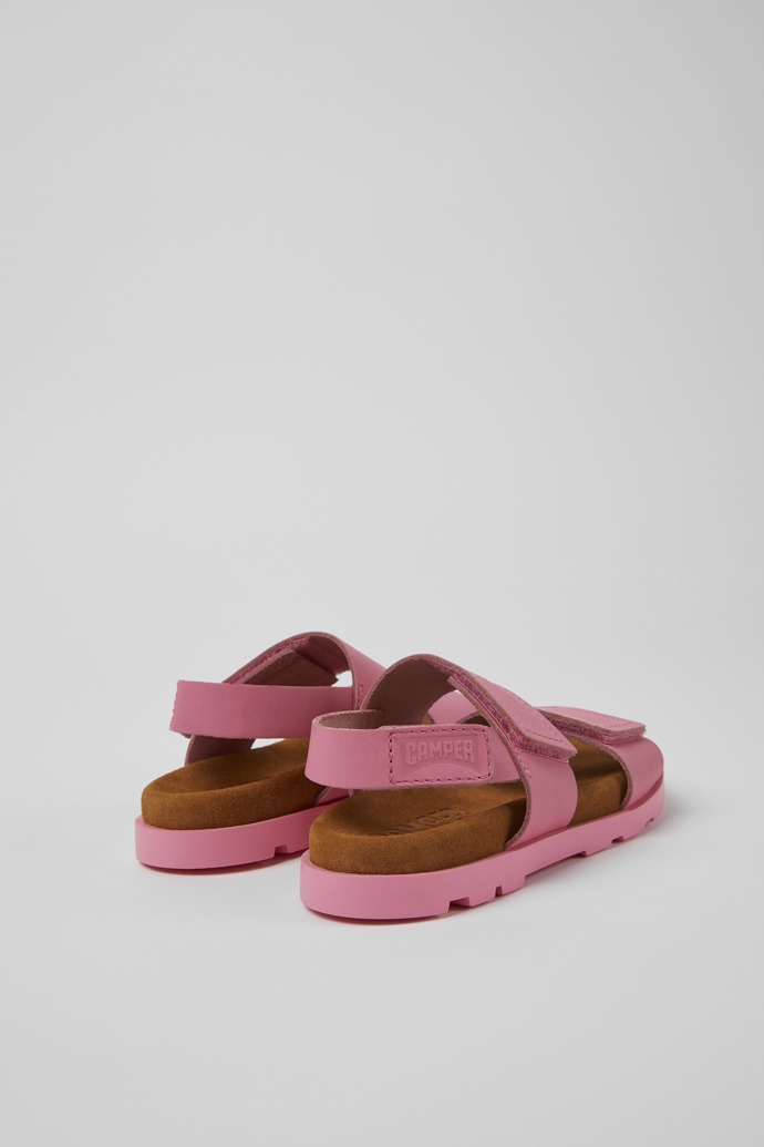 Brutus Sandal Pink leather sandals for boys