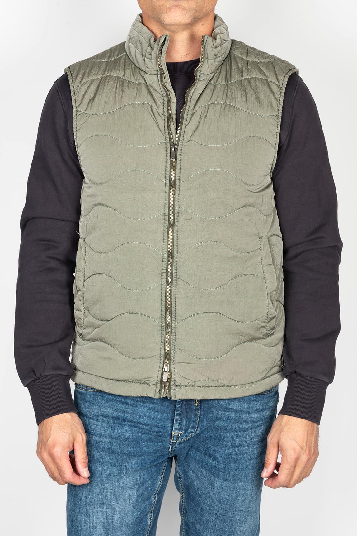 Rivera-spain Chaleco Keeling acolchado verde kaki