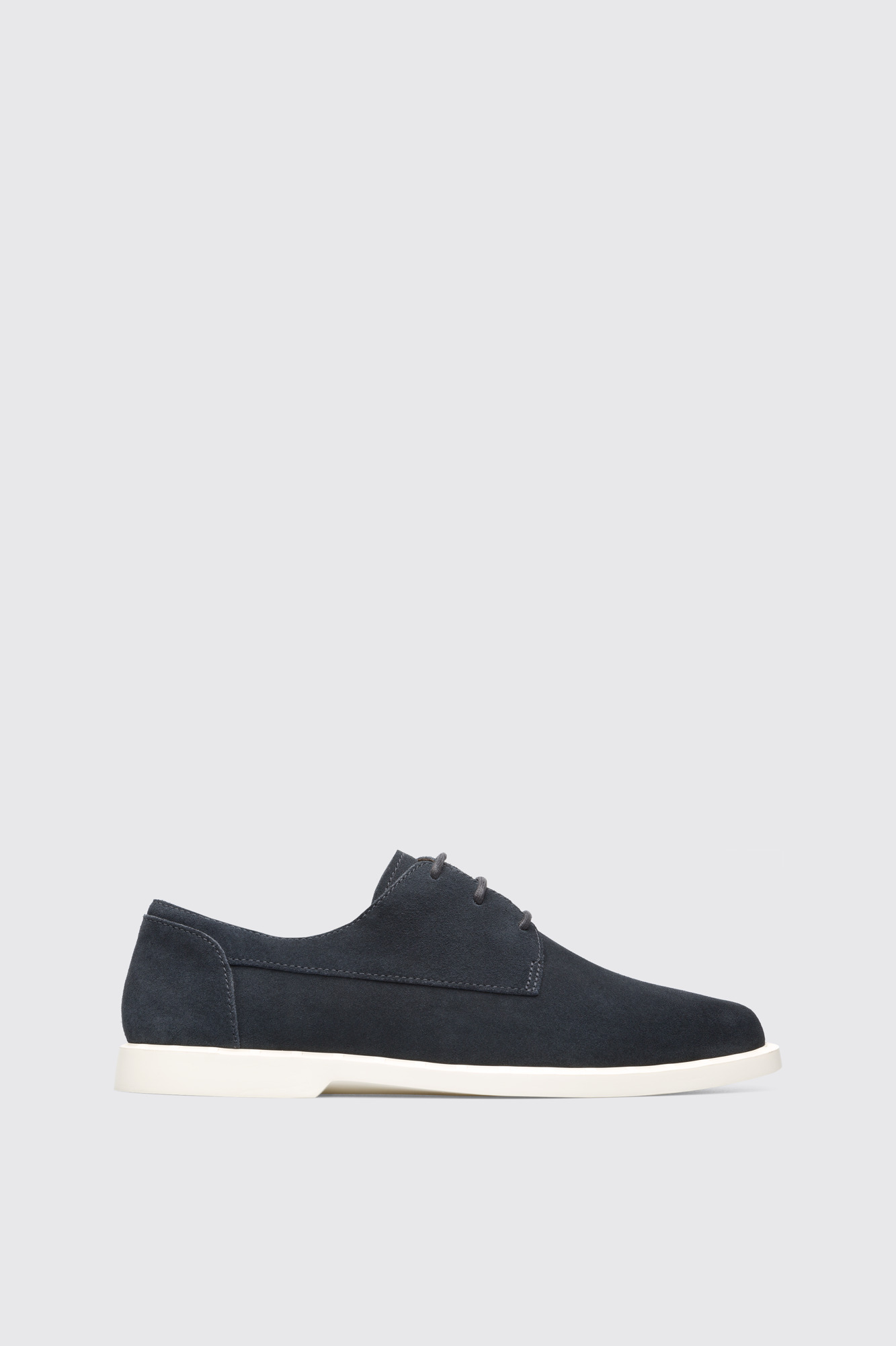 Judd - Dark gray lace-up shoe for men