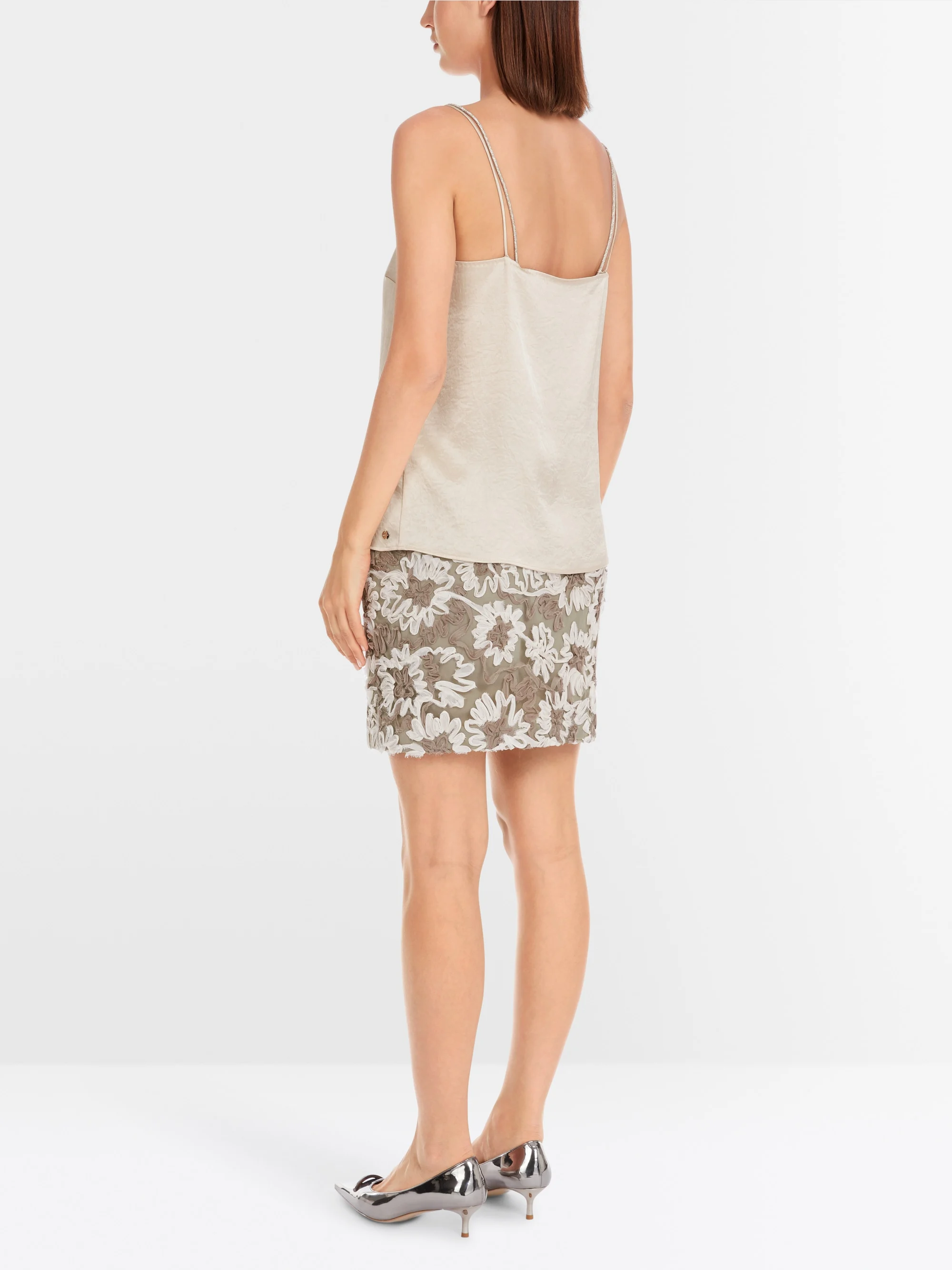 Marc-Cain Top with rhinestone straps