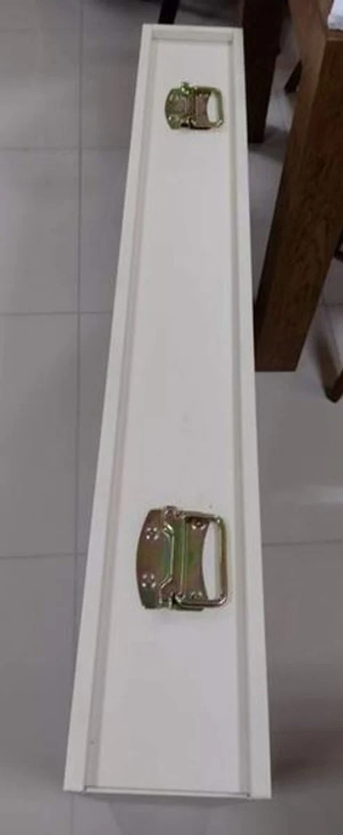 Casa Padrino mesa de comedor Art Nouveau de lujo marron oscuro 100-280 x 100 x A. 75,7 cm - Mesa de comedor extensible redonda de madera maciza - Muebles de Comedor Barrocos y Art Nouveau