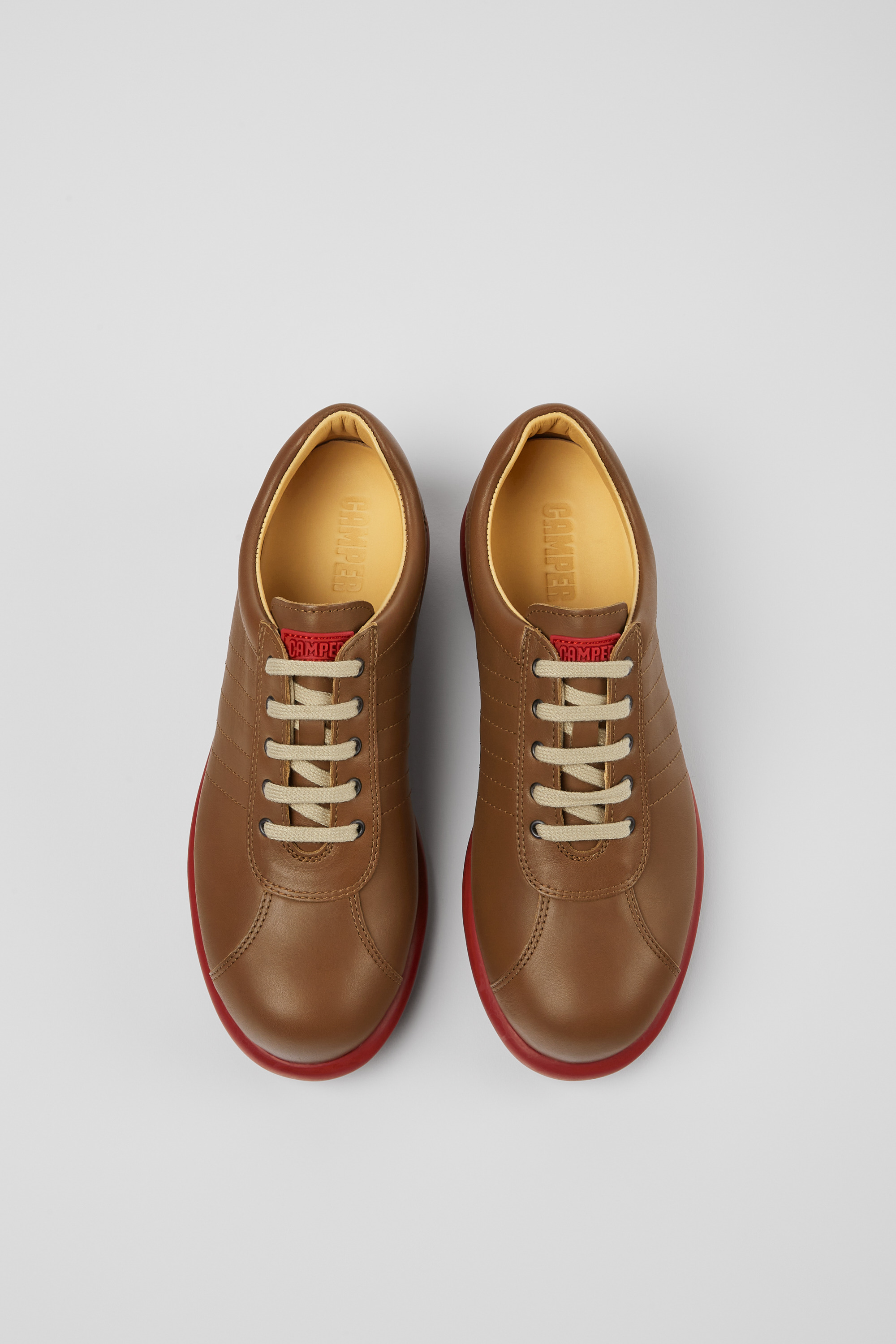 Pelotas - Brown leather shoes for women