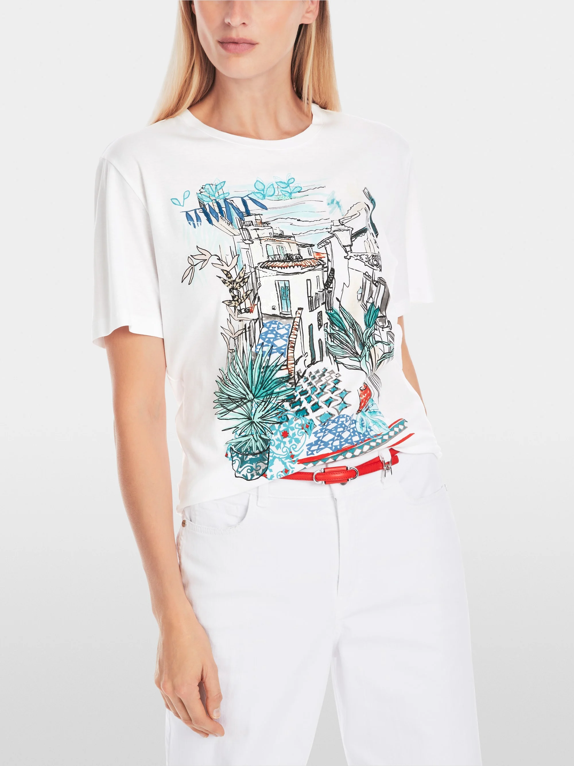 Marc-Cain 100% cotton T-shirt with print