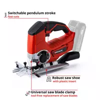 Cordless Jig Saw TE-JS 18/80 Li-Solo