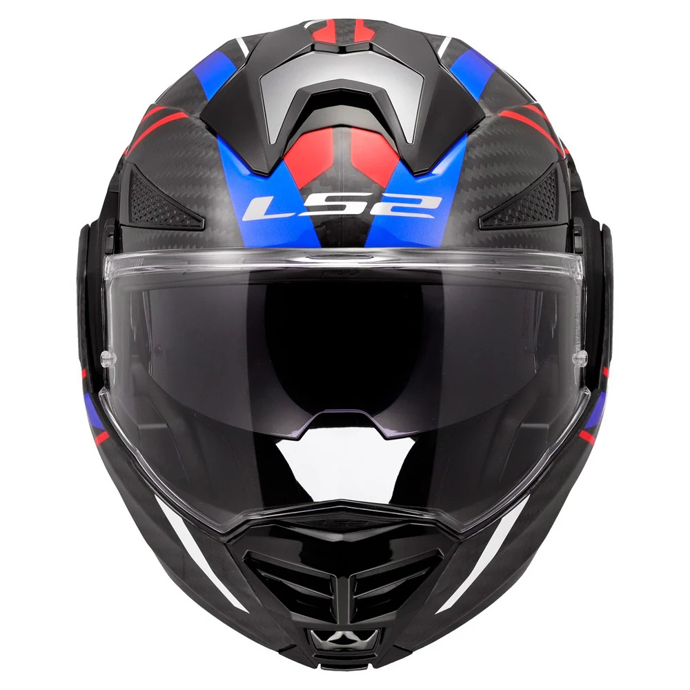 CASCO MODULAR LS2 FF901 ADVANT X CARBON FUTURE II - BLANCO / AZUL