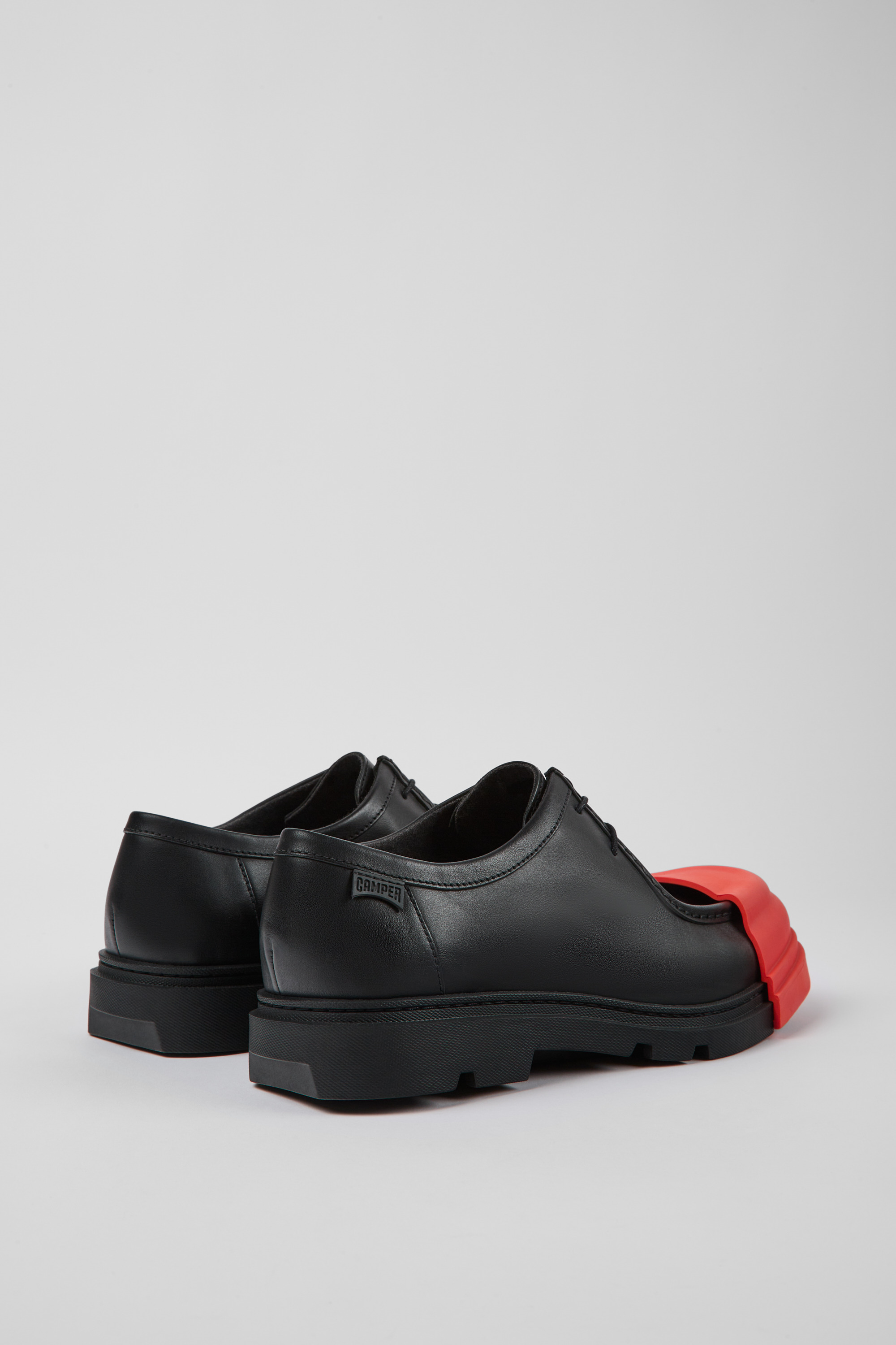Junction - Black leather shoes for men
