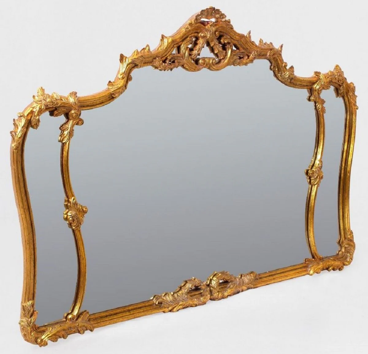 Casa Padrino espejo barroco de lujo oro antiguo - Magn¨ªfico espejo de pared de estilo barroco - Espejo de armario de estilo antiguo - Espejo de sal¨®n