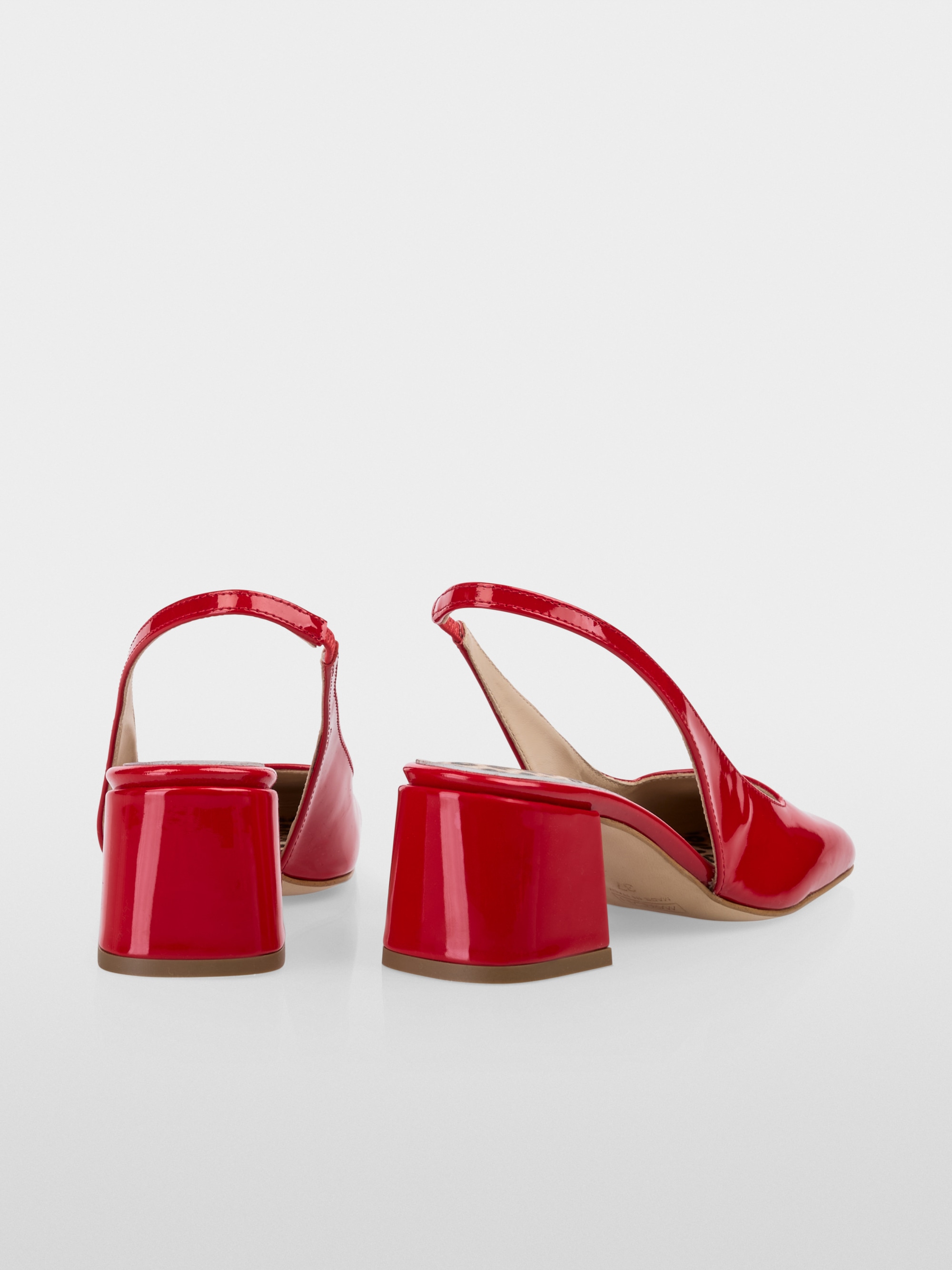 Marc-Cain Rethink Together patent slingbacks