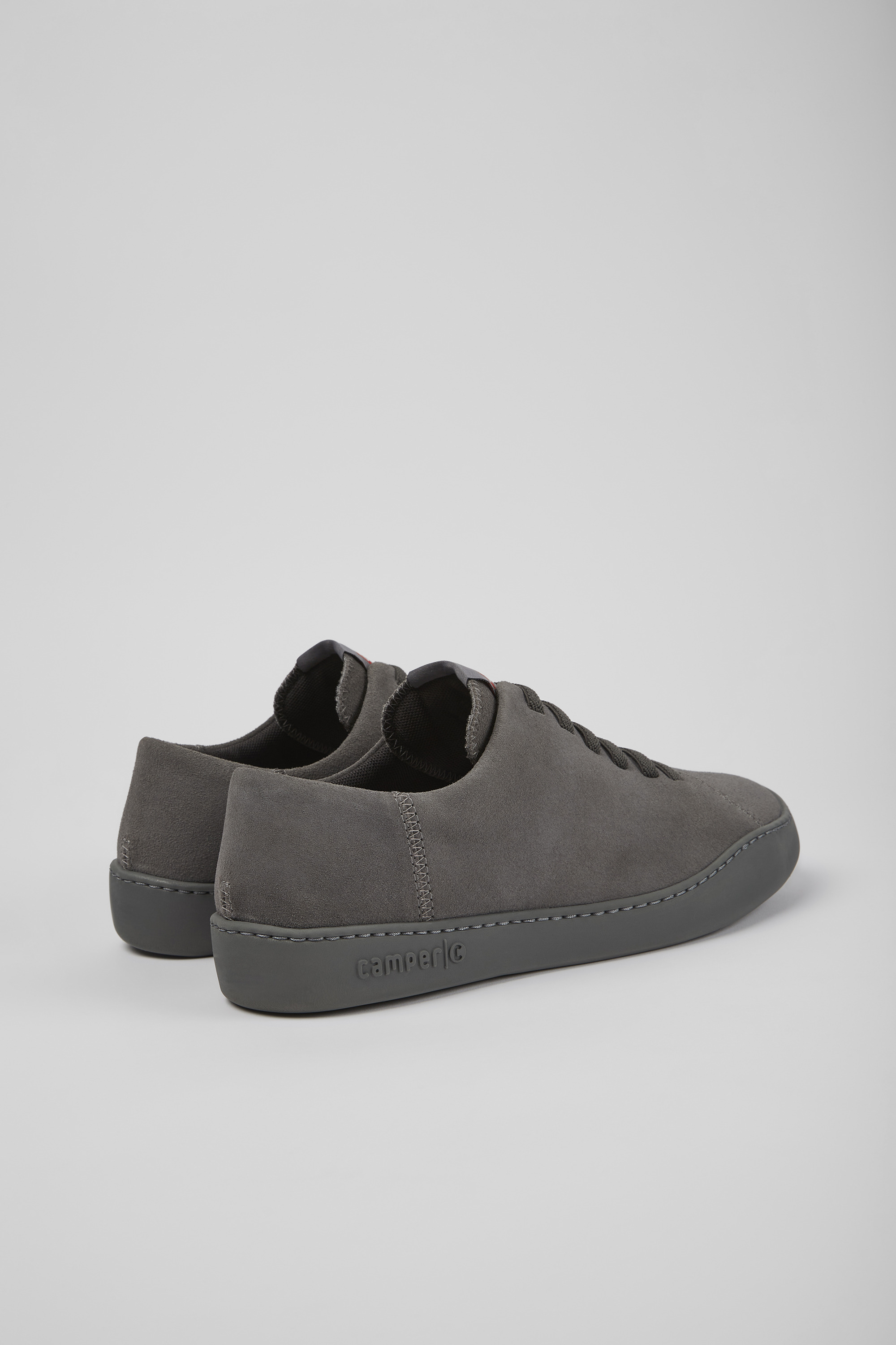 Peu Touring - Gray nubuck sneakers for men
