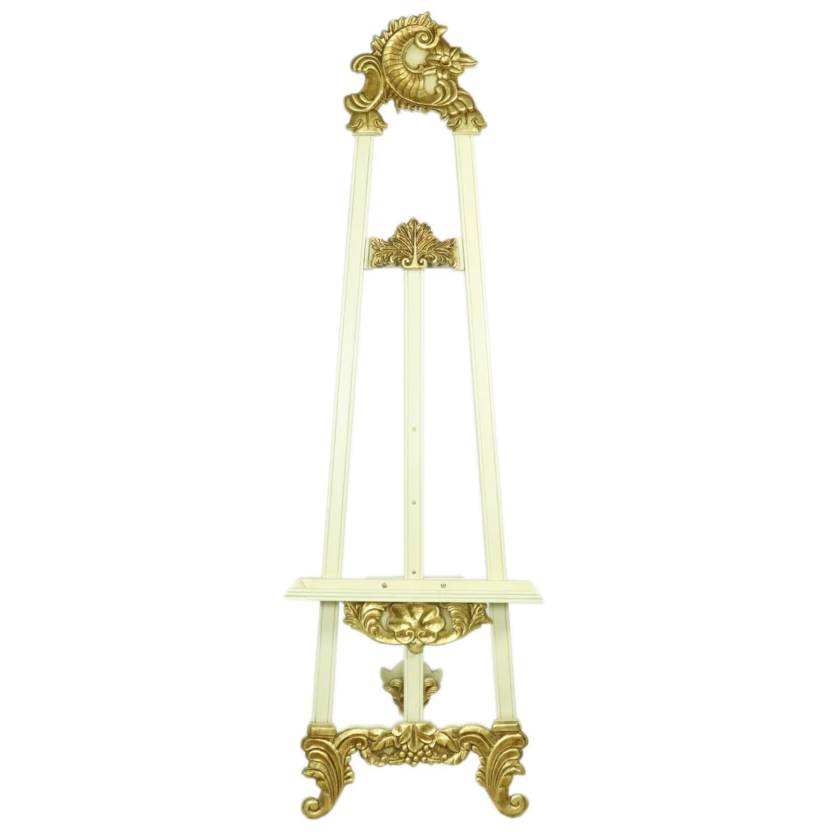 Casa Padrino Baroque Sign Stand in Cream / Gold - Hotel, Caf¨¦, Restaurante, Tienda, Instalaci¨®n de la tienda