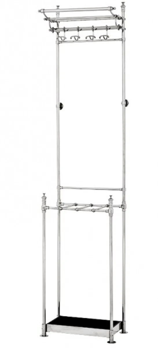 Casa Padrino luxury designer wardrobe including umbrella stand Nickel plated aluminum - very classy