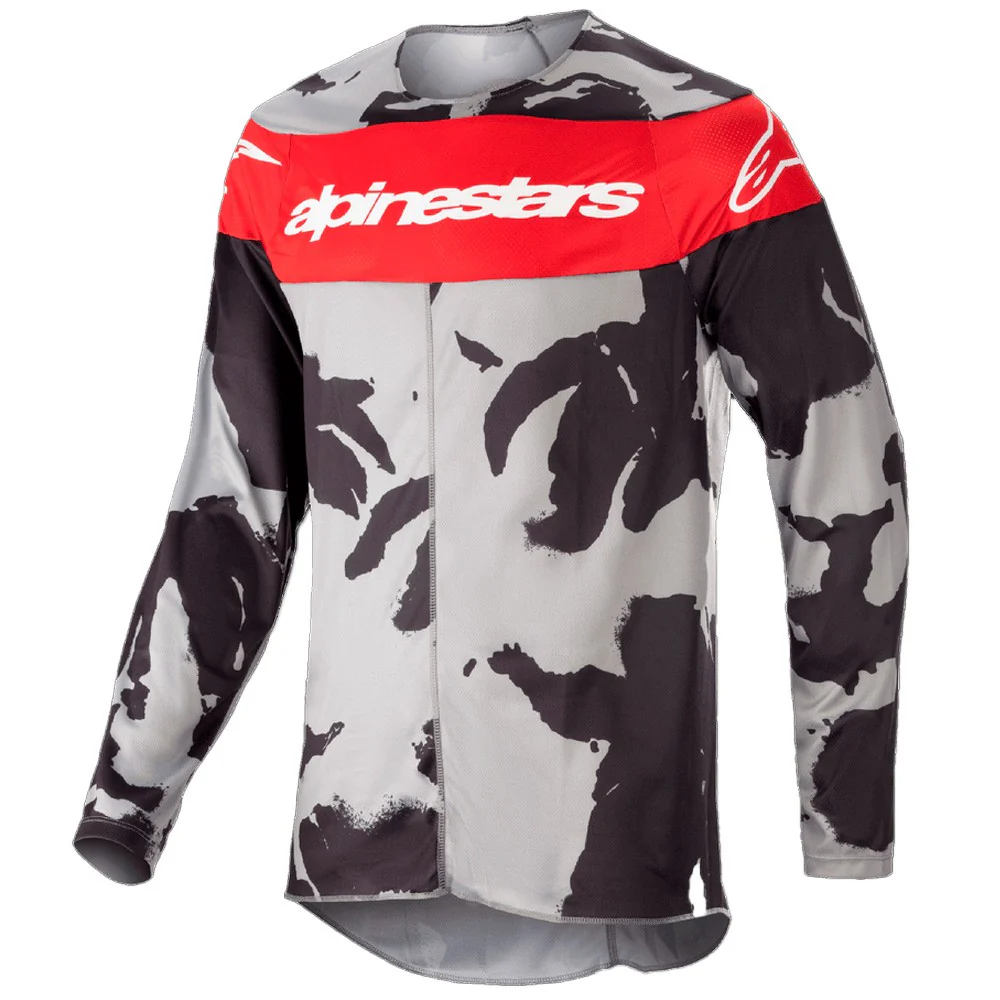 CAMISETA ALPINESTARS RACER TACTICAL 23 - GRIS / ROJO