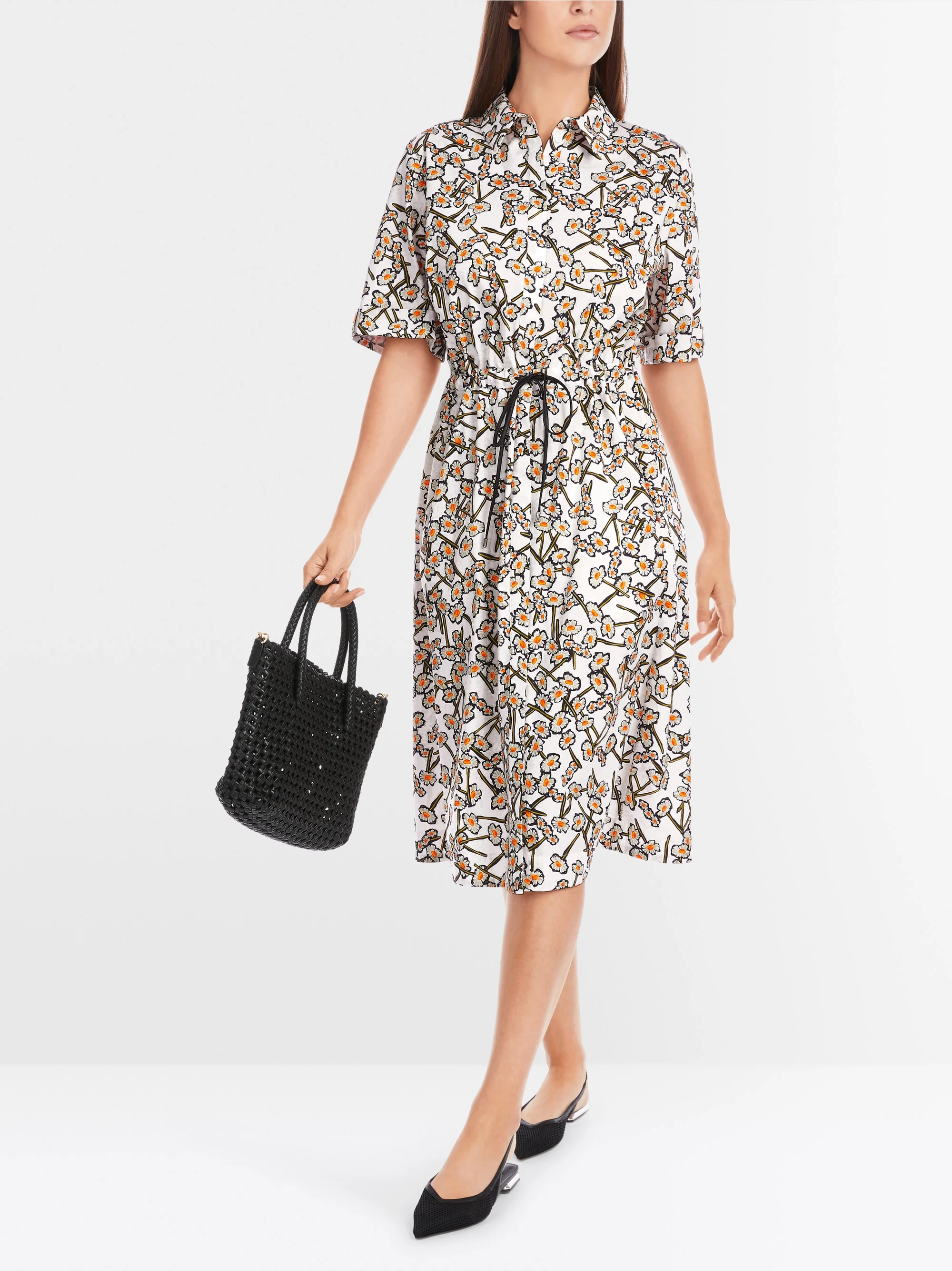 Marc-Cain Printed mini shirt dress