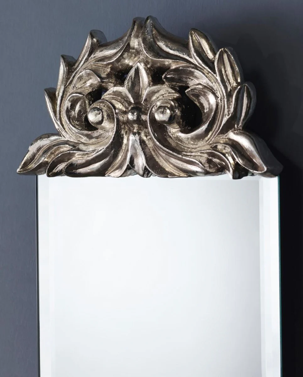 Casa Padrino espejo barroco plata 15 x H. 124 cm - Muebles y Accesorios de Estilo Barroco