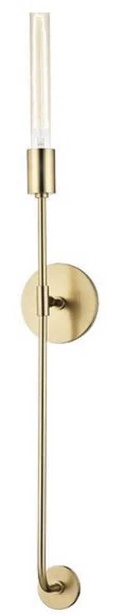 Casa Padrino lámpara de pared latón antiguo 12,1 x 9,5 x H. 88,9 cm - Lámpara de Salón Decorada