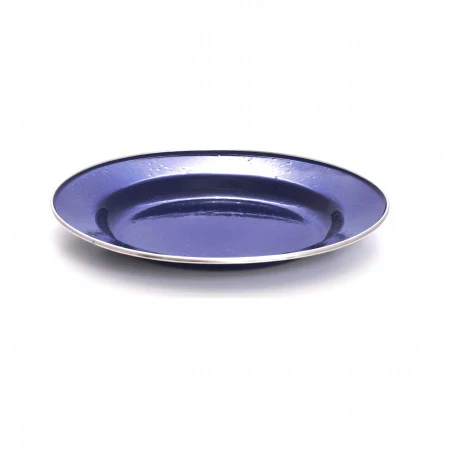 Set vajilla completa esmaltada Campfire ENAMEL DINNER SET para 4 personas – azul