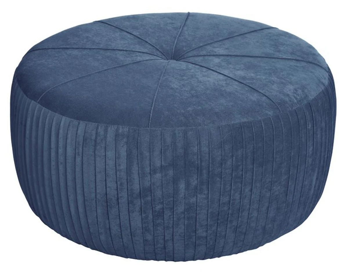 taburete de lujo Casa Padrino con plegables H43 x 92 cm - calidades de lujo - todos los colores - Neo estilo antiguo clásico taburete redondo - Muebles