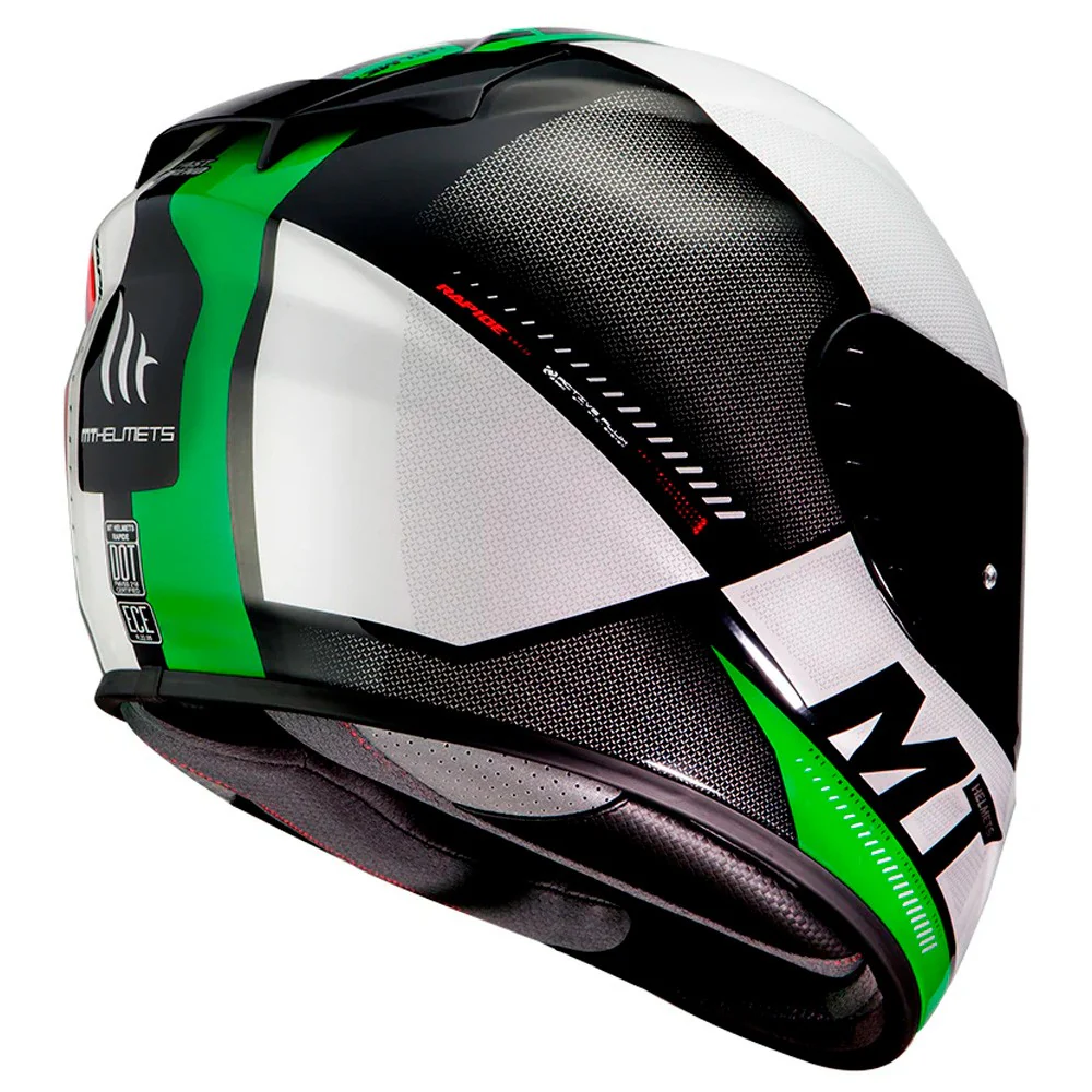 CASCO MT RAPIDE OVERTAKE - VERDE