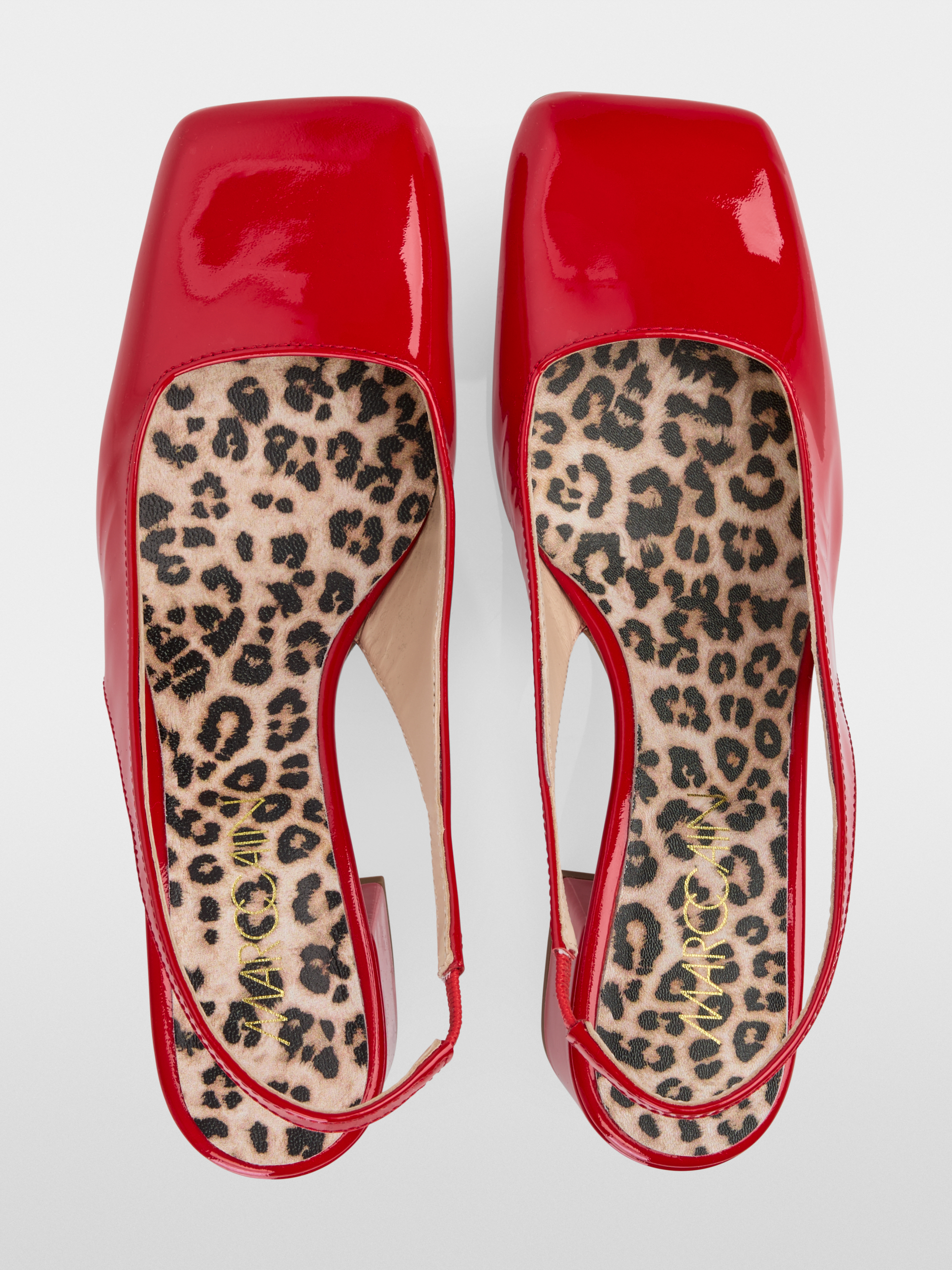 Marc-Cain Rethink Together patent slingbacks