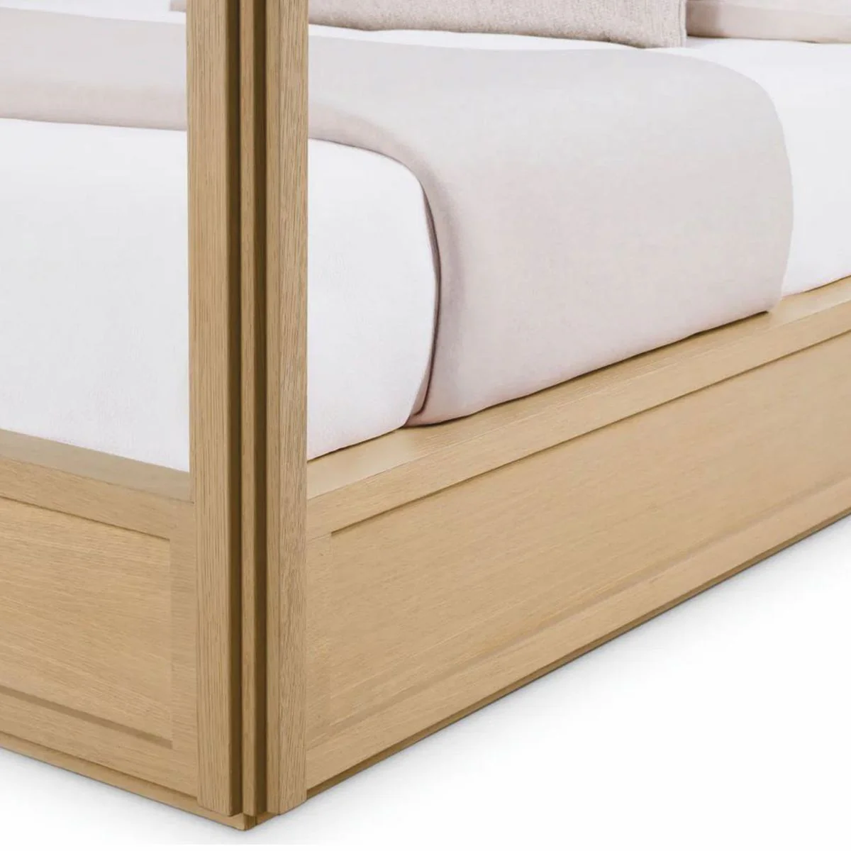 Casa Padrino cama con dosel de lujo natural 228,5 cm - Muebles de dormitorio y hotel