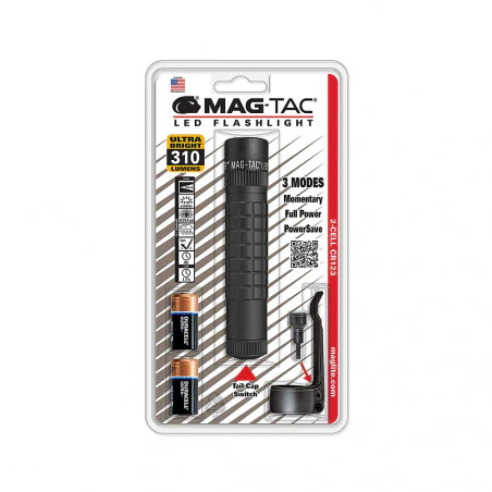 Maglite® Mag-Tac Militar Led sin corona negra - Linterna
