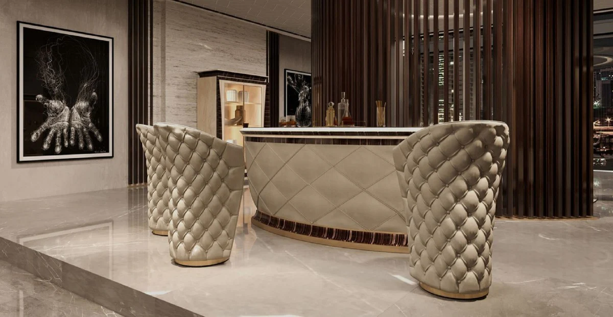 Casa Padrino vitrina de lujo natural / marr¨®n oscuro 139 x 61 x A. 205 cm - Vitrina de madera maciza con 2 puertas de vidrio - Muebles de Sal¨®n - Muebles de Hotel - Hecho en Italia