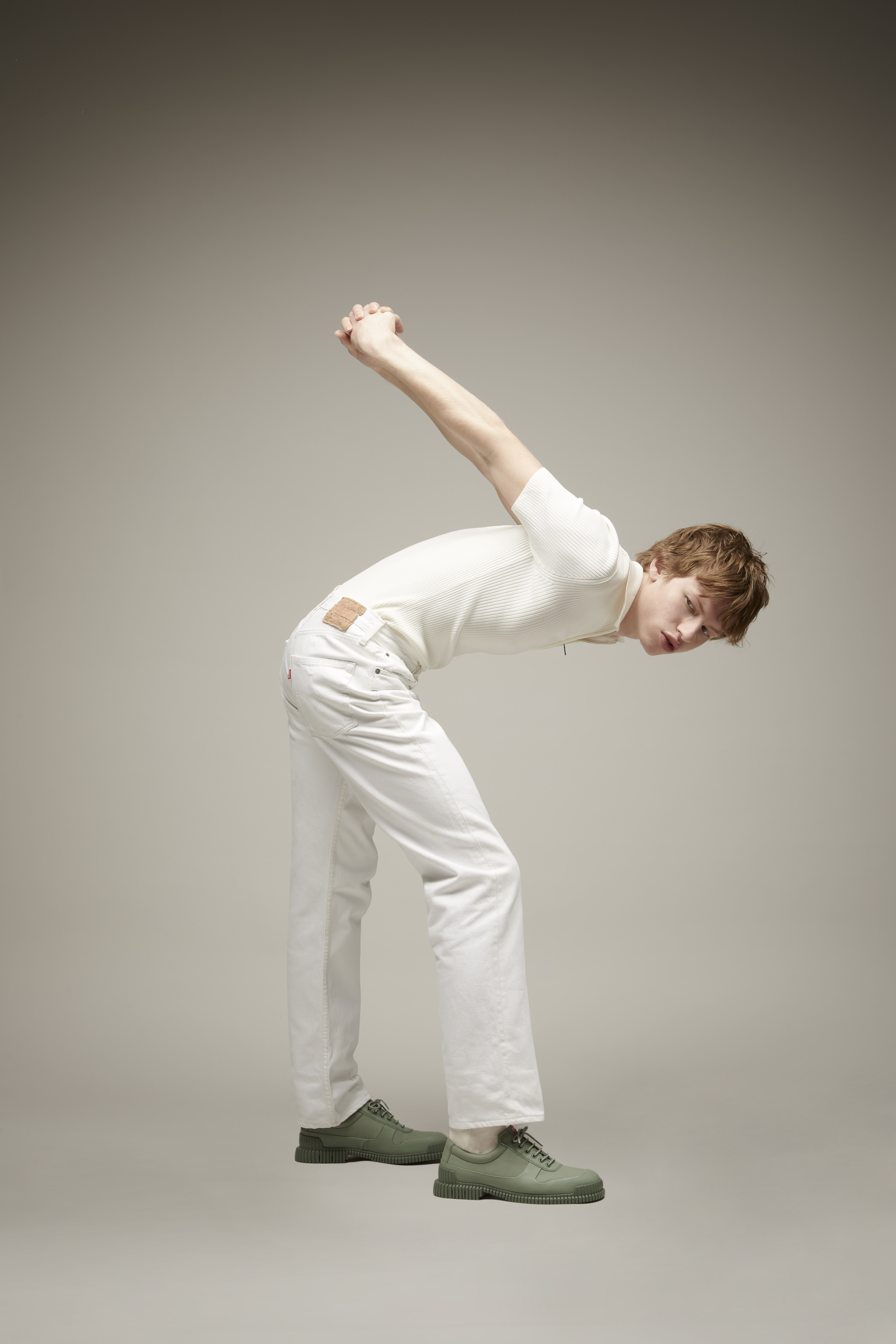 Pix - Green recycled leather shoes for men