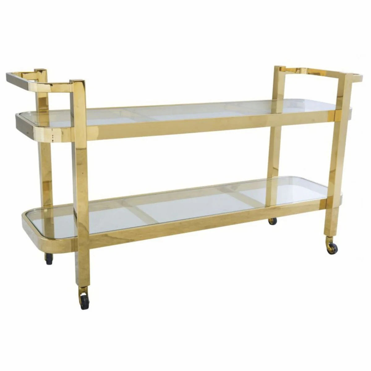 Casa Padrino carrito de servicio de lujo oro 140 cm - Accesorios de gastronom¨ªa