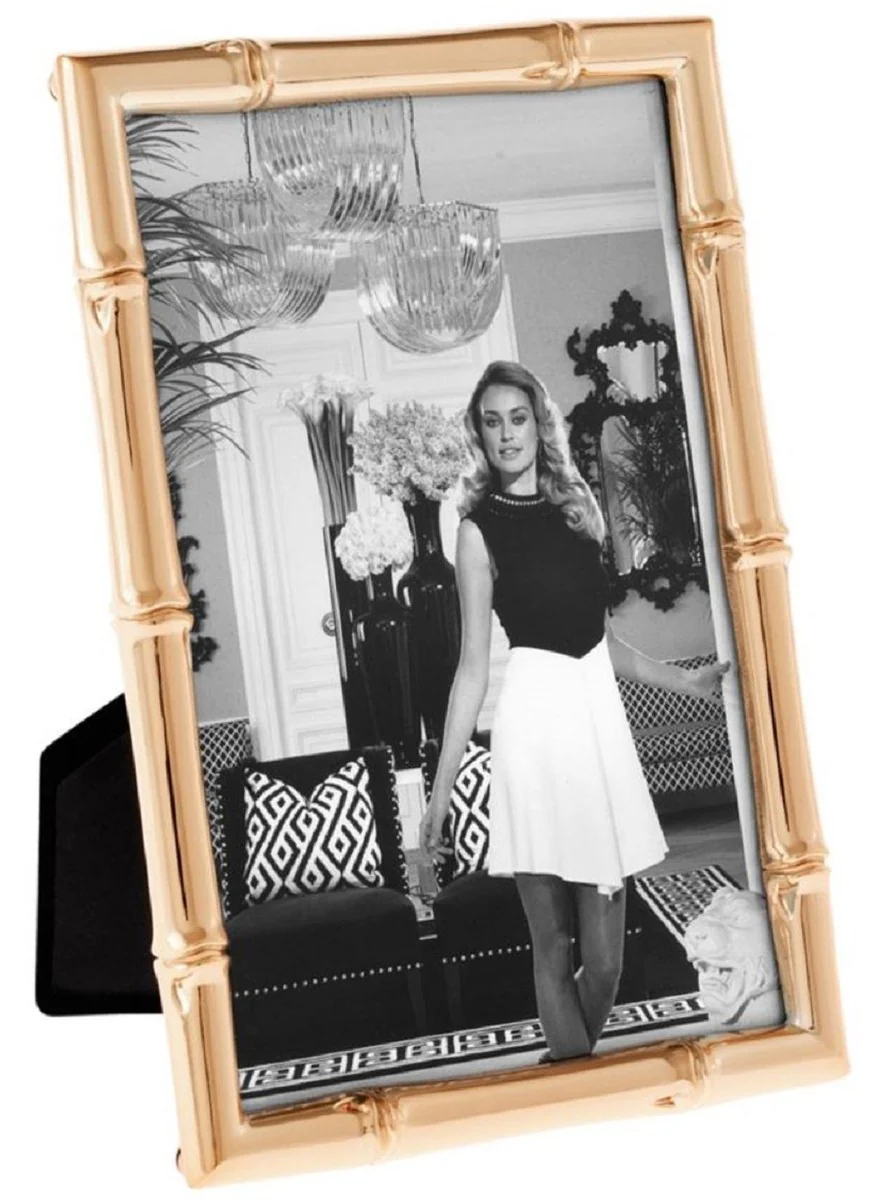 Casa Padrino marco de imagen de lujo oro rosa 11,5 x H. 16,5 cm - Accesorios Deco