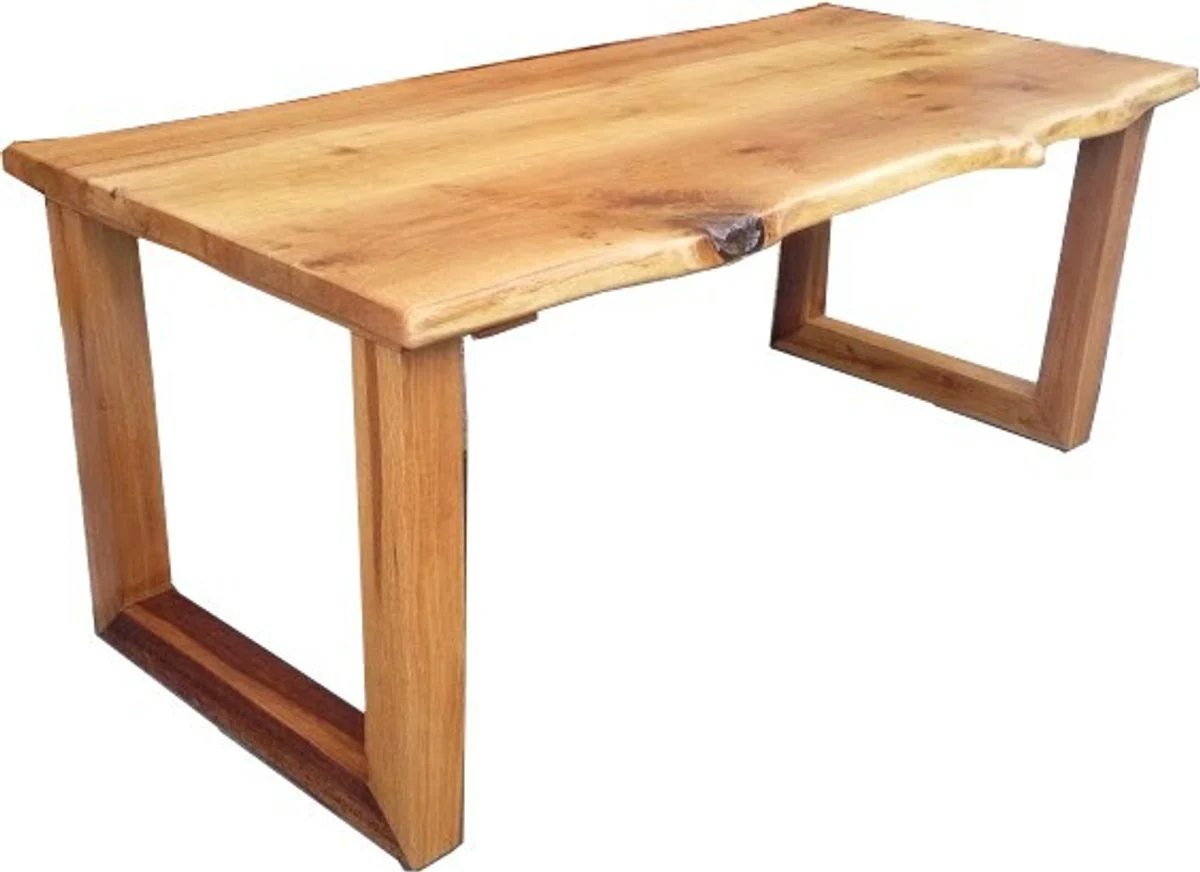 Casa Padrino Vintage dining table Rustic Solid Oak 200 x 100 cm Mod TR3 - country-style table solid oak
