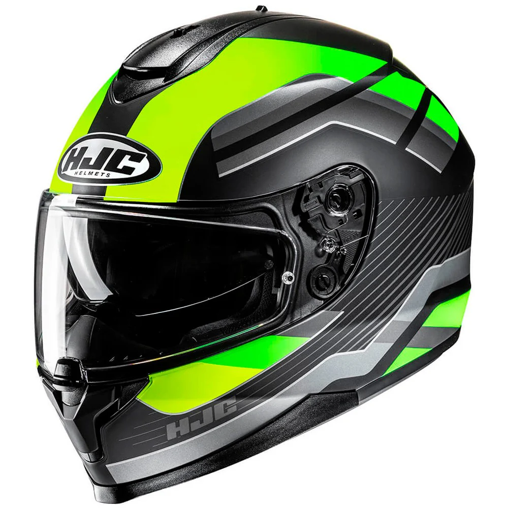 CASCO HJC C70N BELIS - NEGRO / FLUOR