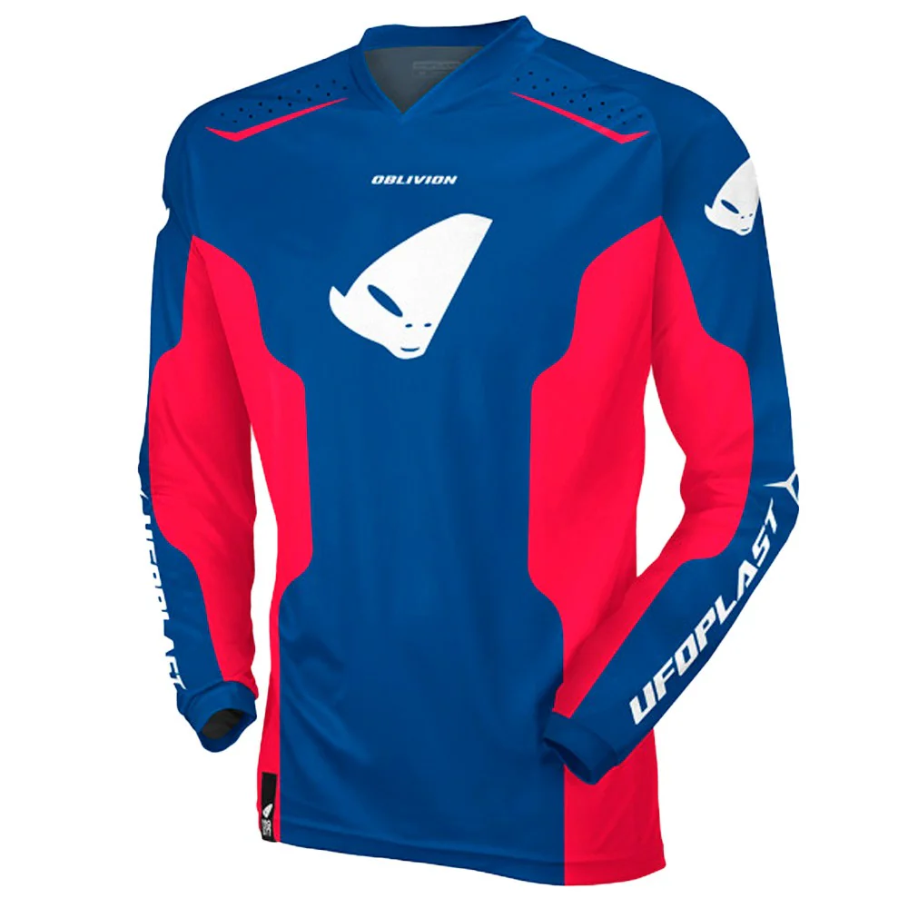 CAMISETA UFO OBLIVION - AZUL / ROJO