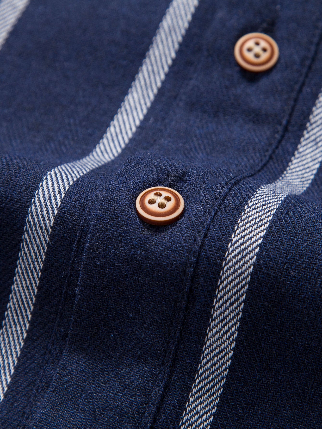 Stripes Cotton Henley Shirts