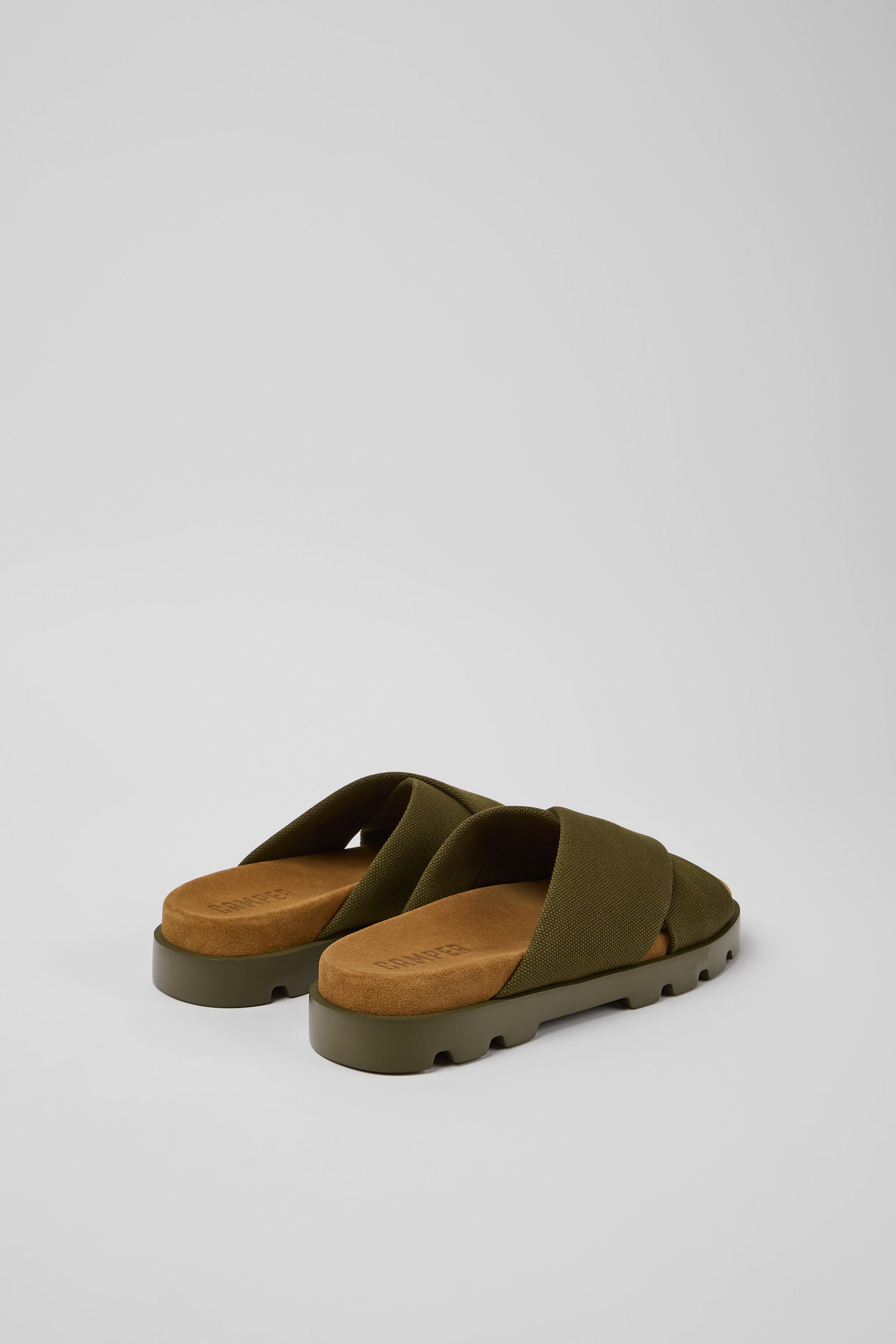 Brutus Sandal - Green recycled cotton sandals for women