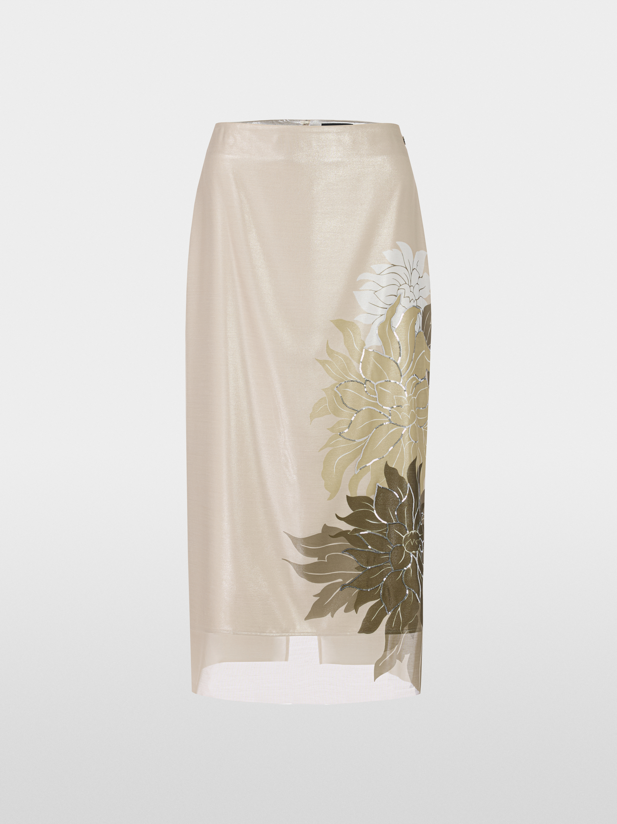Marc-Cain Pencil skirt with floral pattern
