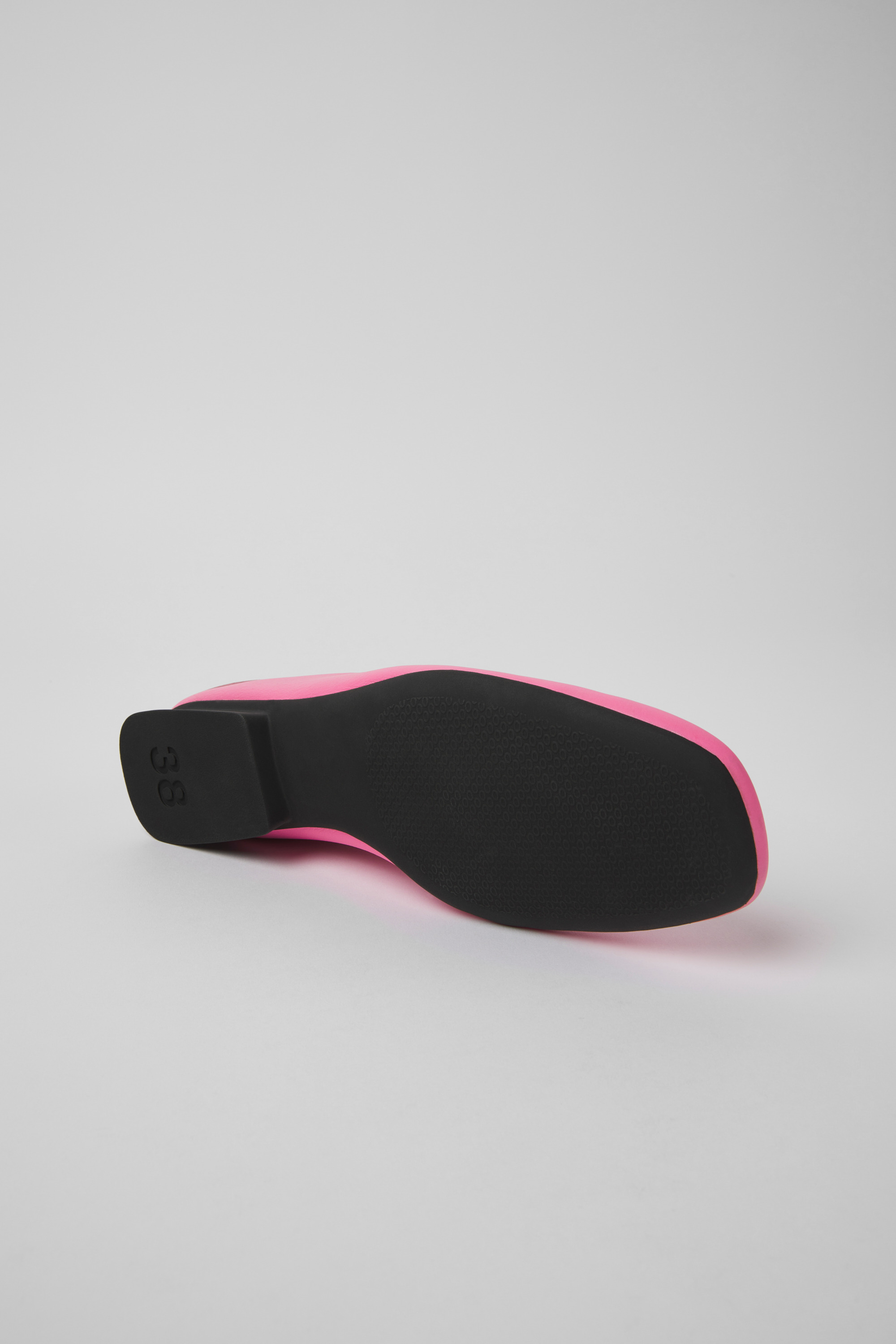 Casi Myra - Pink leather ballerinas for women