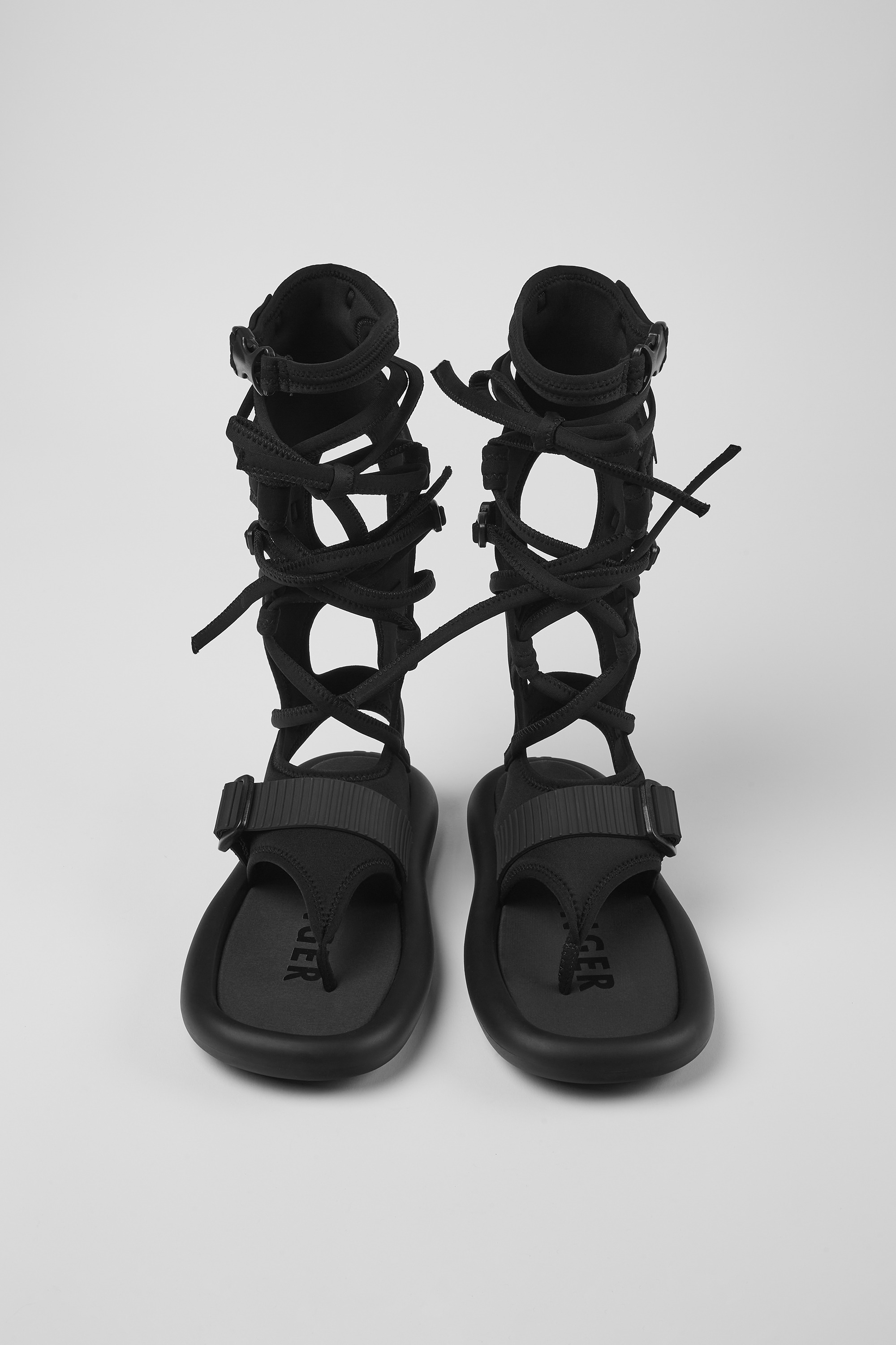 Ottolinger - Black sandals for women by Camper x Ottolinger
