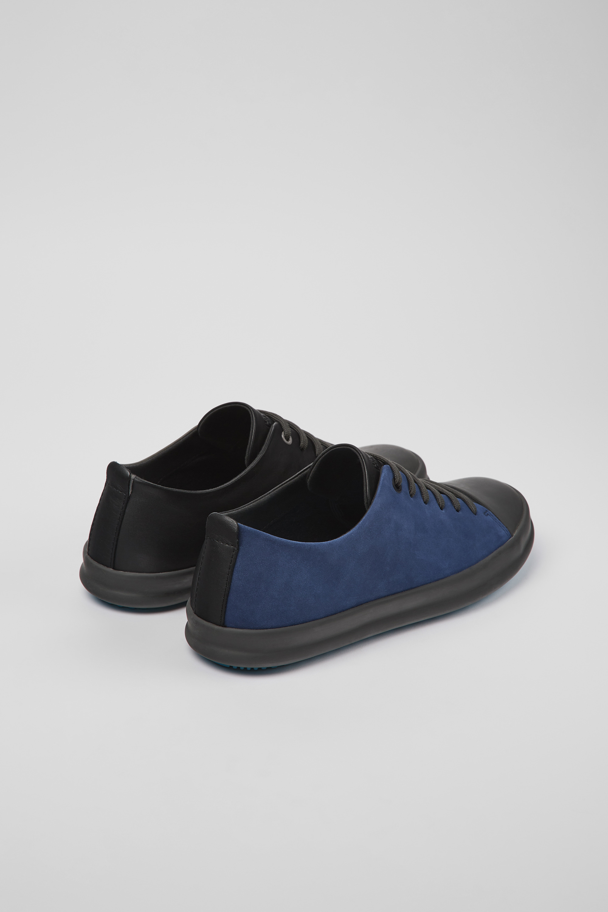 Twins - Multicolored leather and nubuck shoes for men